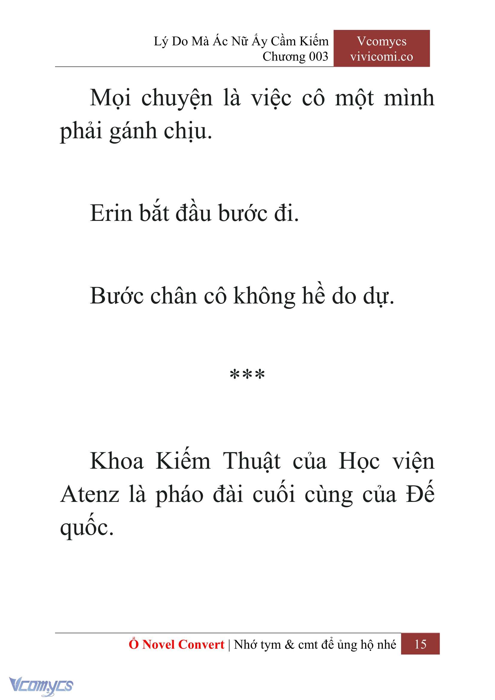 [Novel] Lý Do Mà Ác Nữ Ấy Cầm Kiếm Chapter 3 - Trang 18