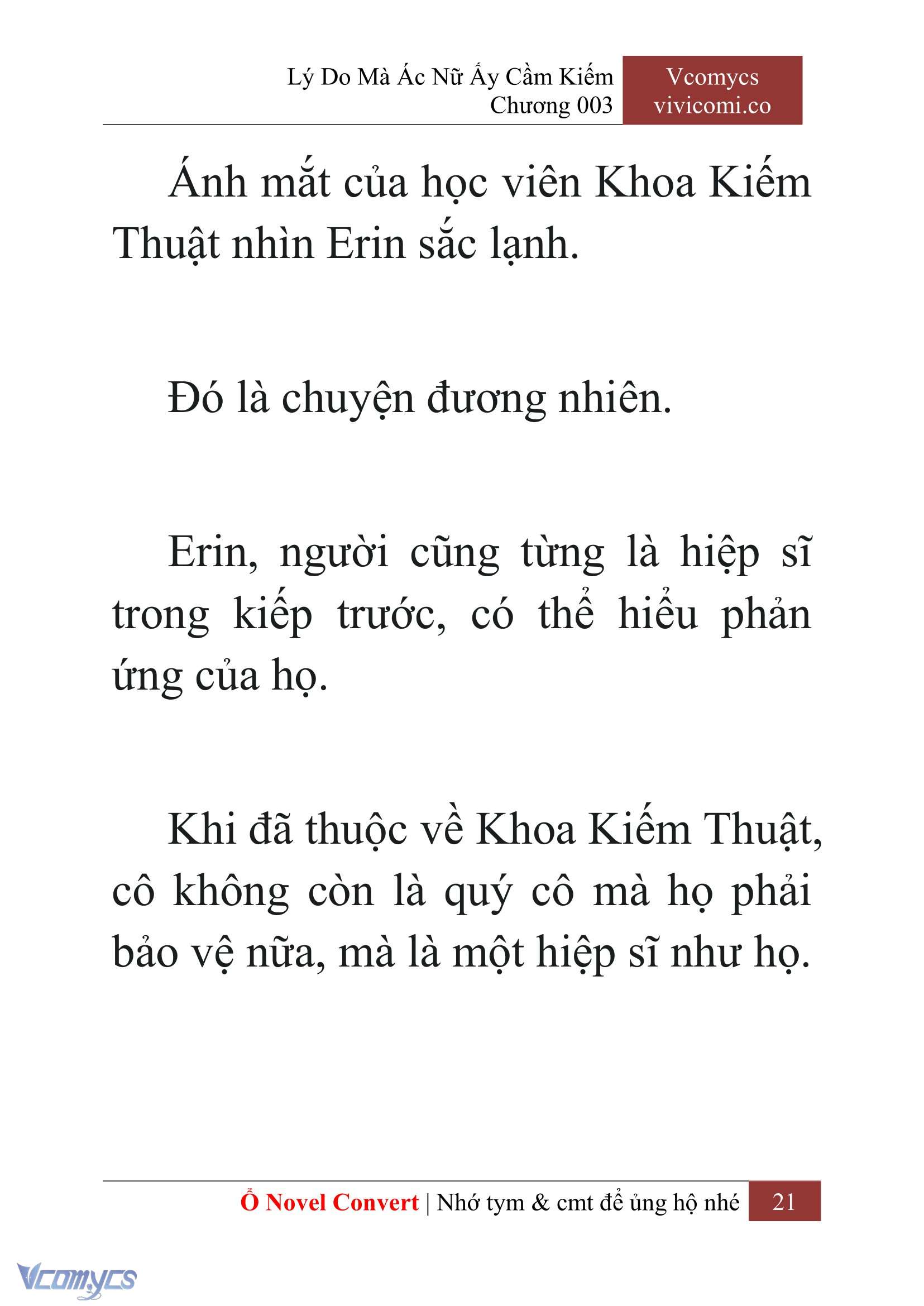 [Novel] Lý Do Mà Ác Nữ Ấy Cầm Kiếm Chapter 3 - Trang 24