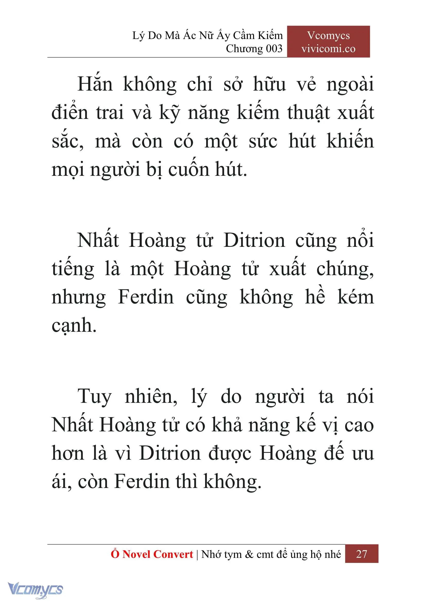 [Novel] Lý Do Mà Ác Nữ Ấy Cầm Kiếm Chapter 3 - Trang 30