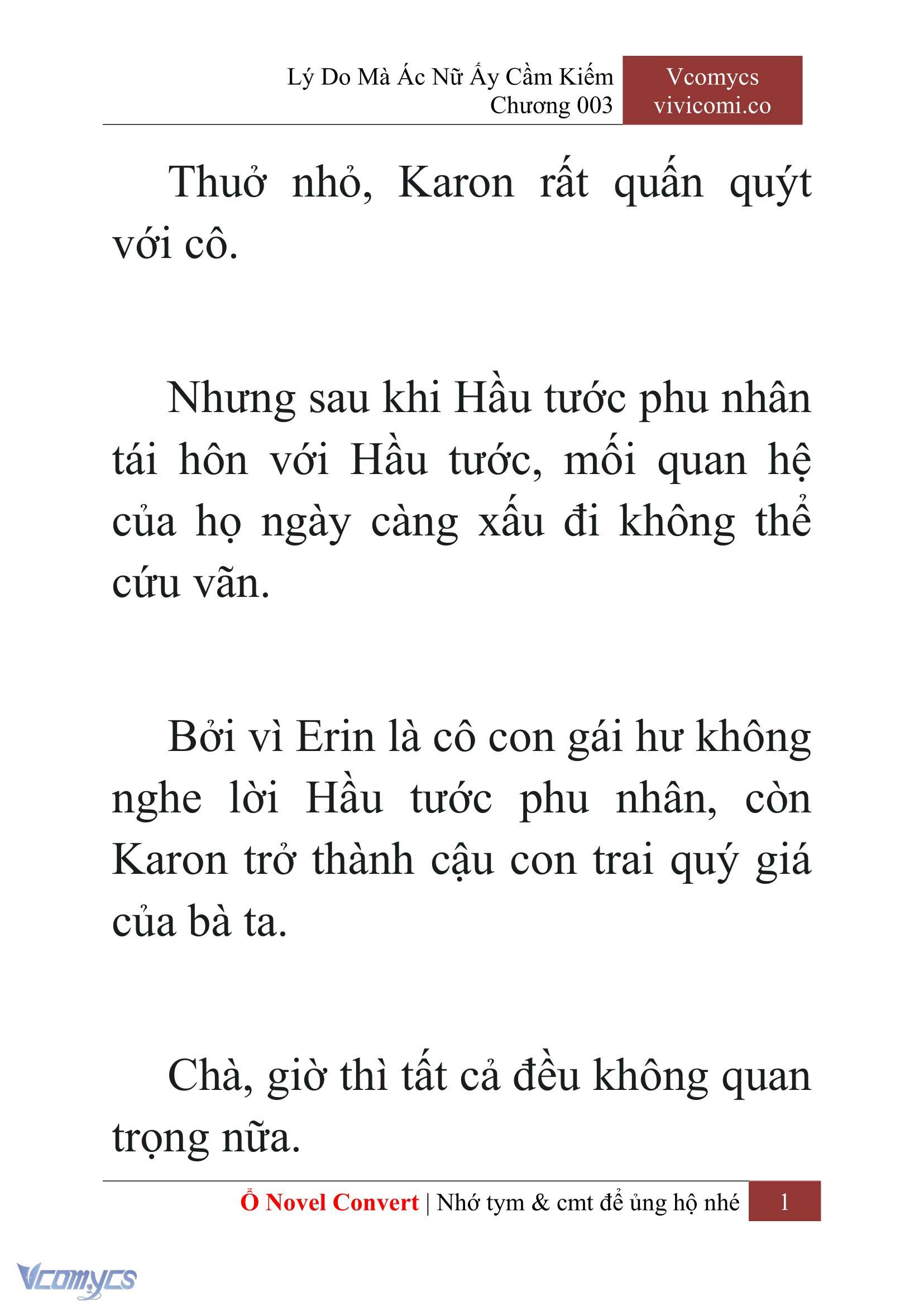 [Novel] Lý Do Mà Ác Nữ Ấy Cầm Kiếm Chapter 3 - Trang 4