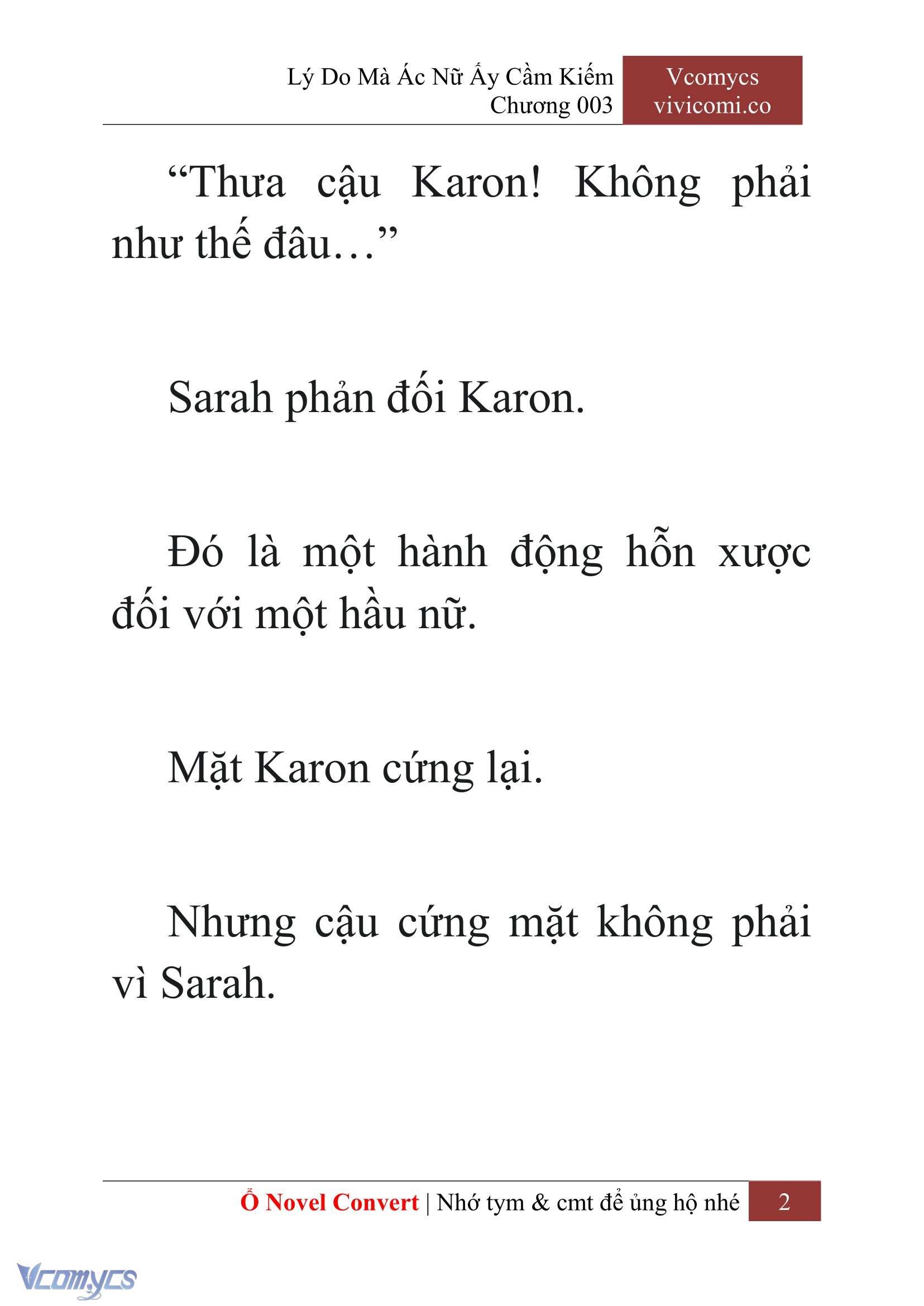 [Novel] Lý Do Mà Ác Nữ Ấy Cầm Kiếm Chapter 3 - Trang 5