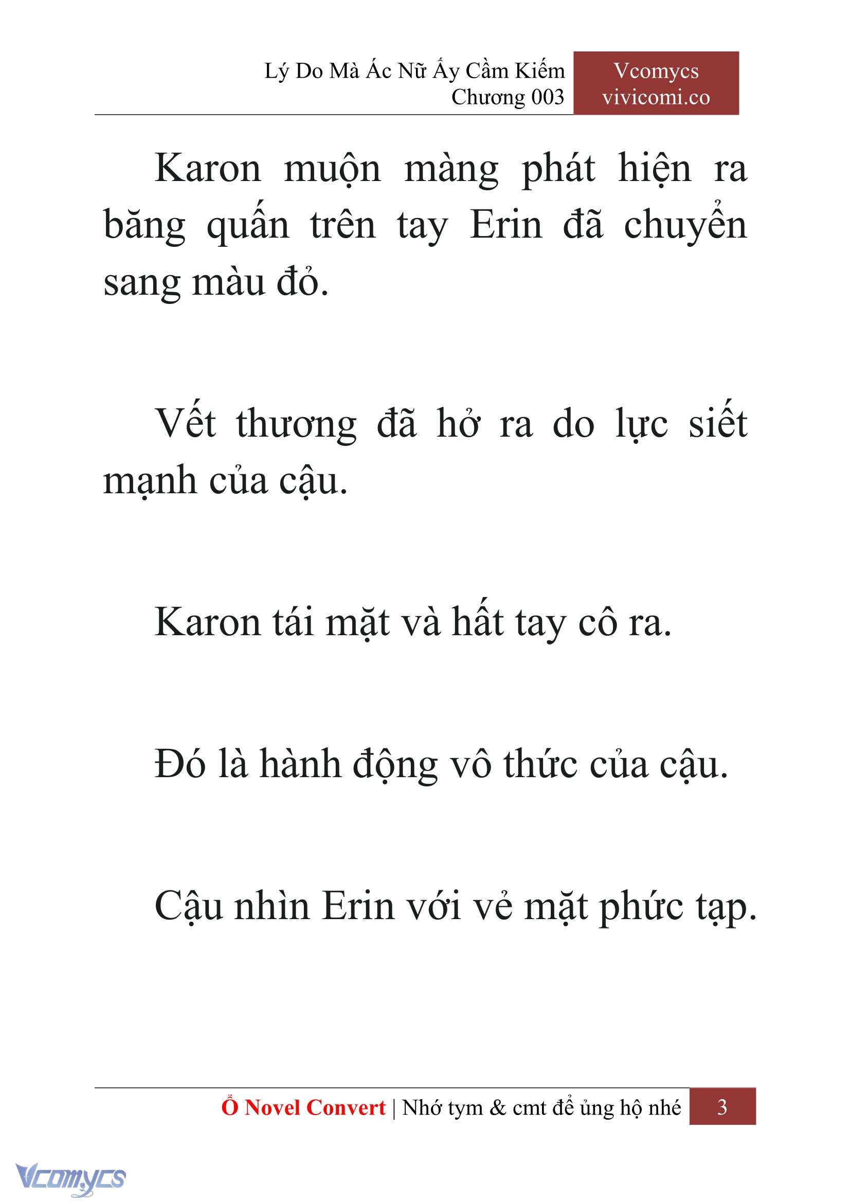 [Novel] Lý Do Mà Ác Nữ Ấy Cầm Kiếm Chapter 3 - Trang 6
