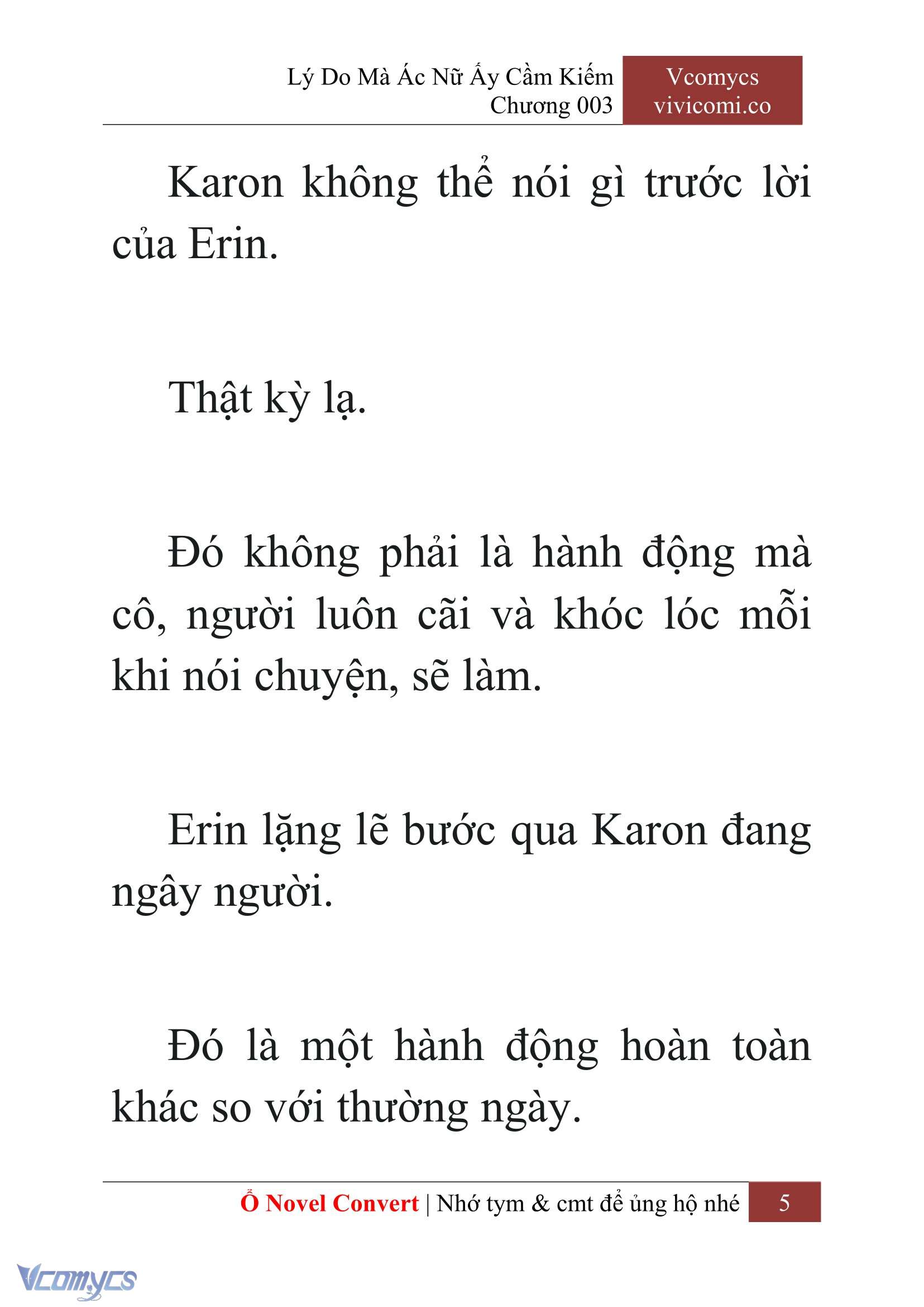 [Novel] Lý Do Mà Ác Nữ Ấy Cầm Kiếm Chapter 3 - Trang 8