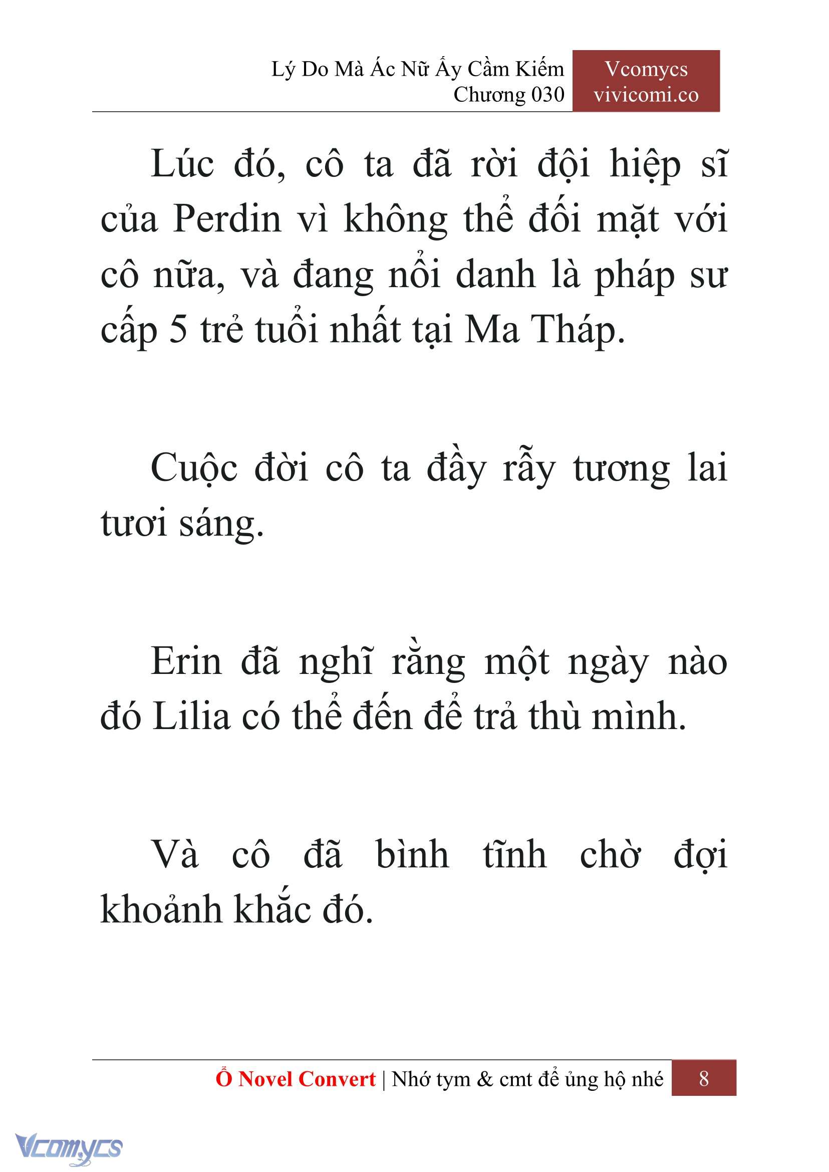 [Novel] Lý Do Mà Ác Nữ Ấy Cầm Kiếm Chapter 30 - Trang 11