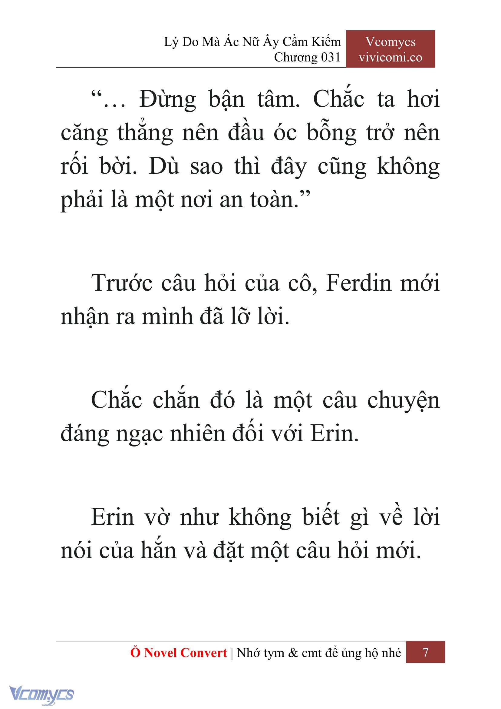 [Novel] Lý Do Mà Ác Nữ Ấy Cầm Kiếm Chapter 31 - Trang 10