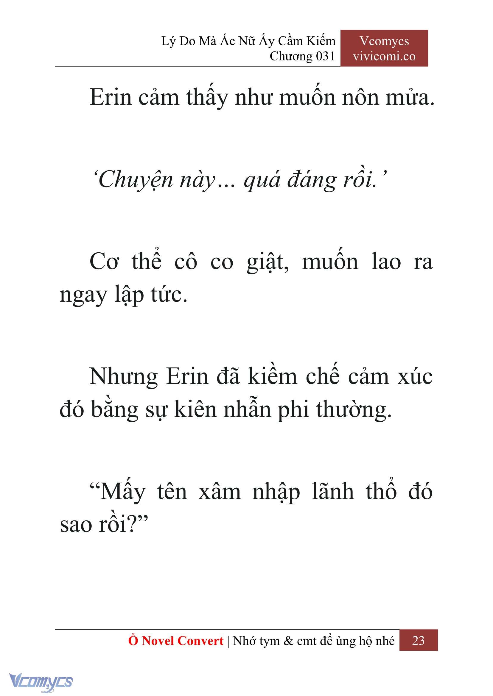 [Novel] Lý Do Mà Ác Nữ Ấy Cầm Kiếm Chapter 31 - Trang 26