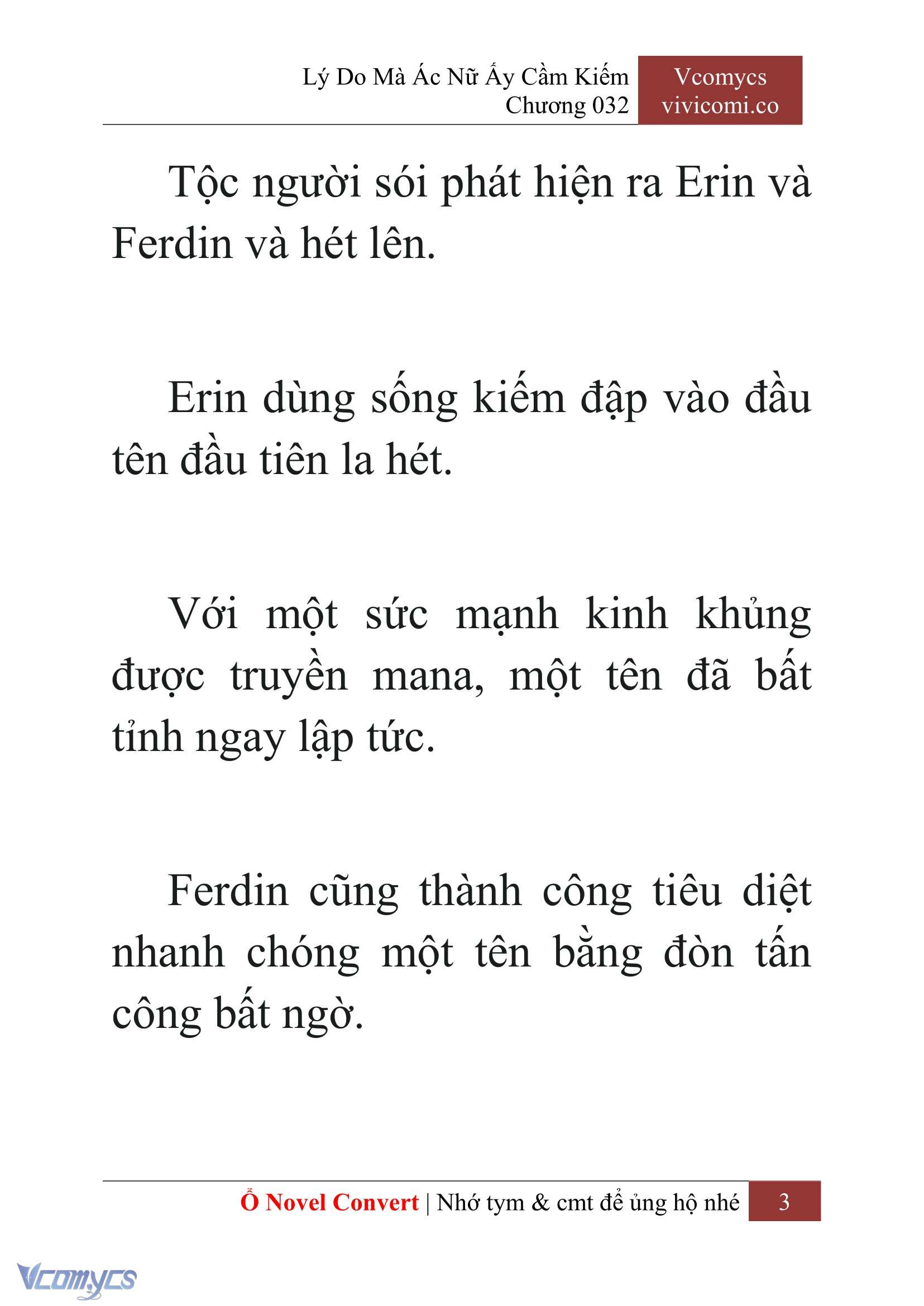 [Novel] Lý Do Mà Ác Nữ Ấy Cầm Kiếm Chapter 32 - Trang 6