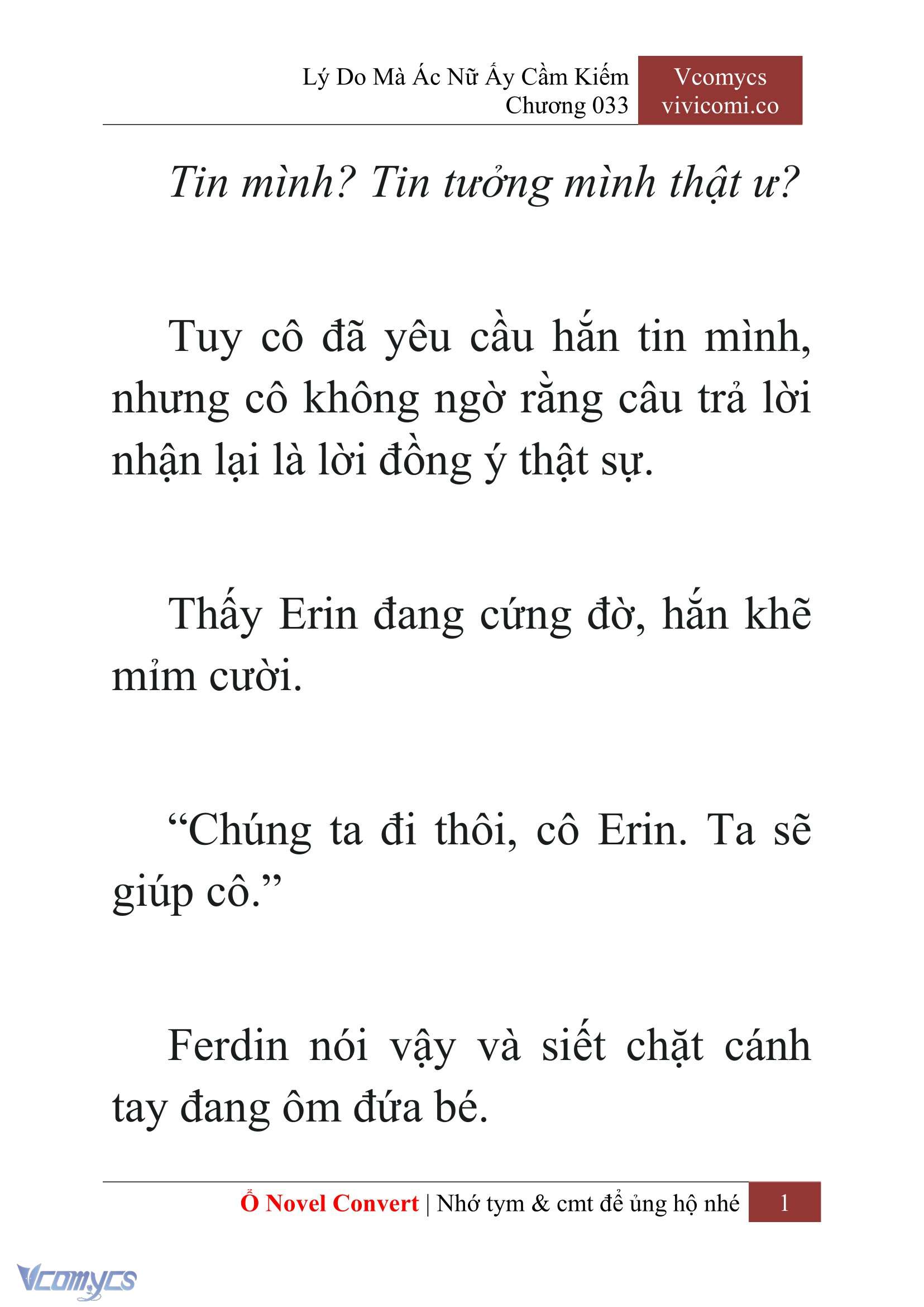 [Novel] Lý Do Mà Ác Nữ Ấy Cầm Kiếm Chapter 33 - Trang 4