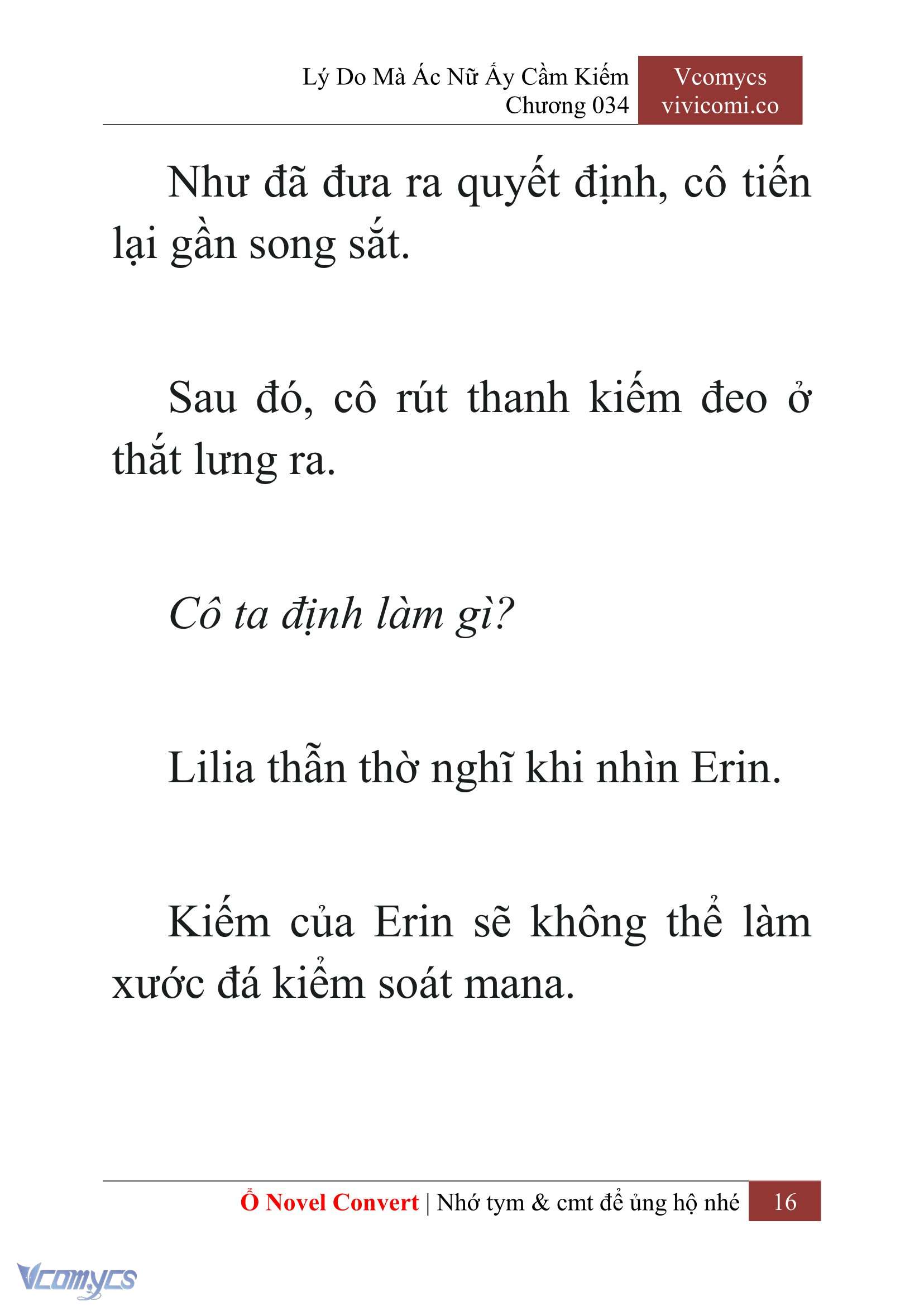 [Novel] Lý Do Mà Ác Nữ Ấy Cầm Kiếm Chapter 34 - Trang 19