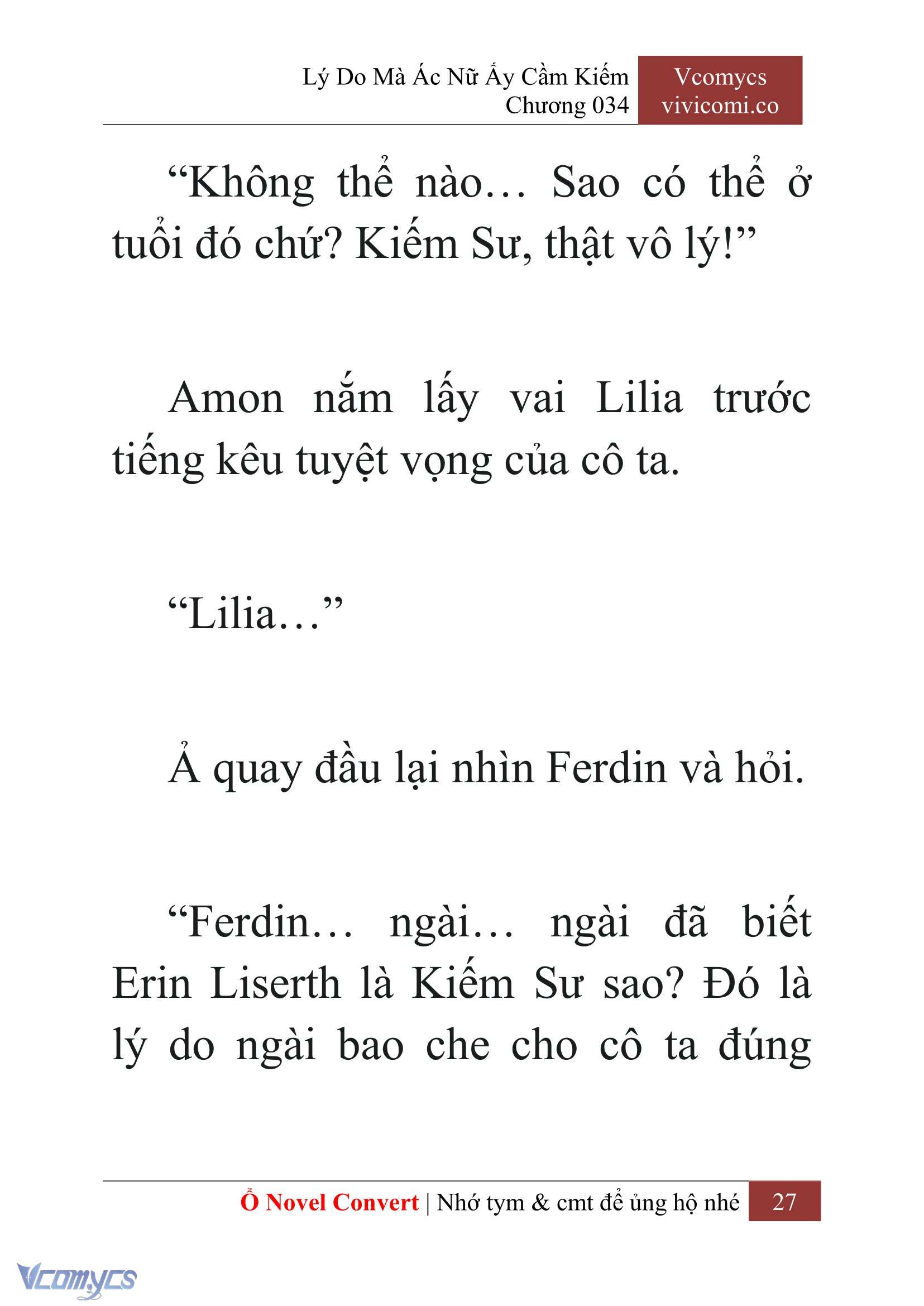 [Novel] Lý Do Mà Ác Nữ Ấy Cầm Kiếm Chapter 34 - Trang 30