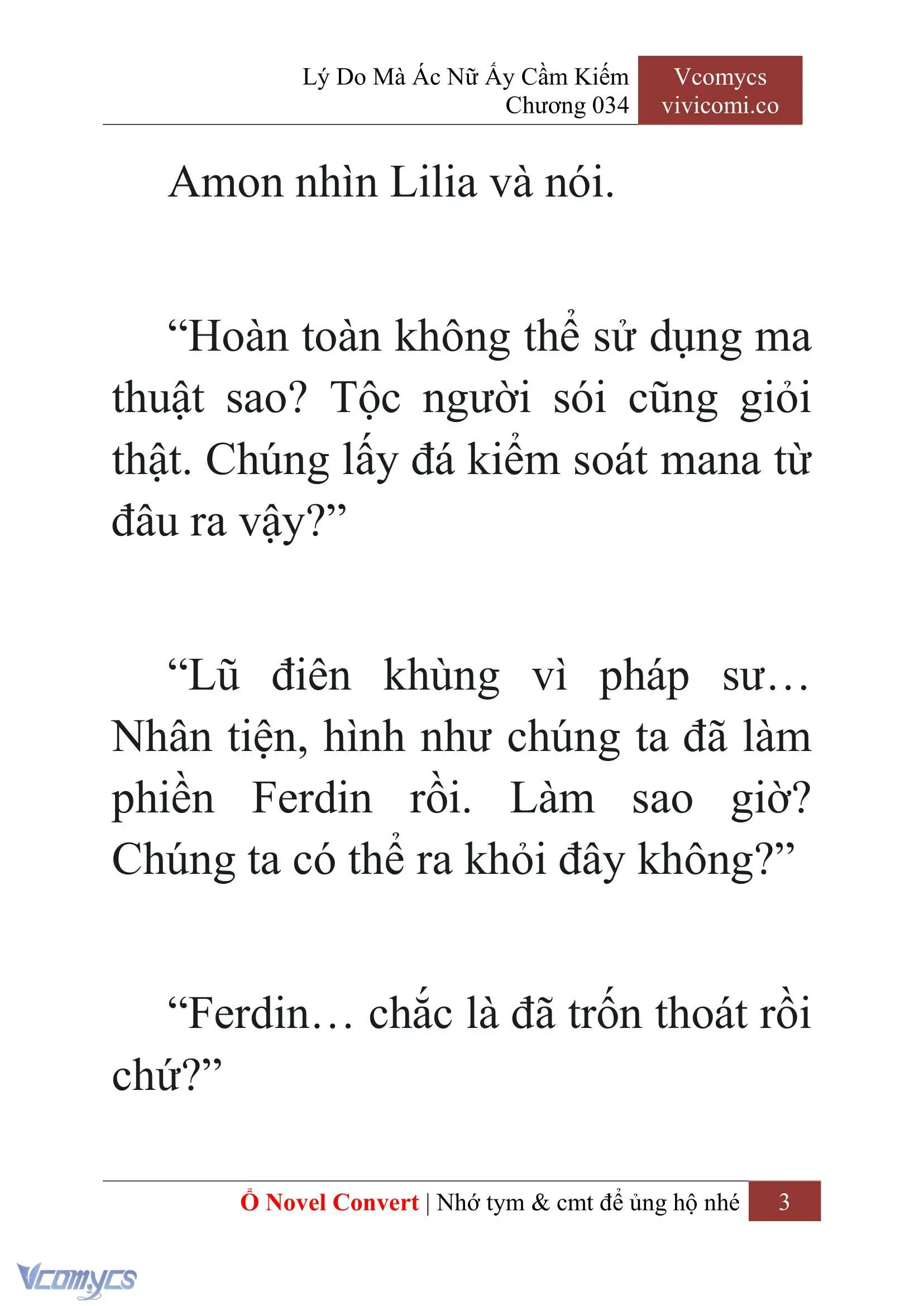 [Novel] Lý Do Mà Ác Nữ Ấy Cầm Kiếm Chapter 34 - Trang 6