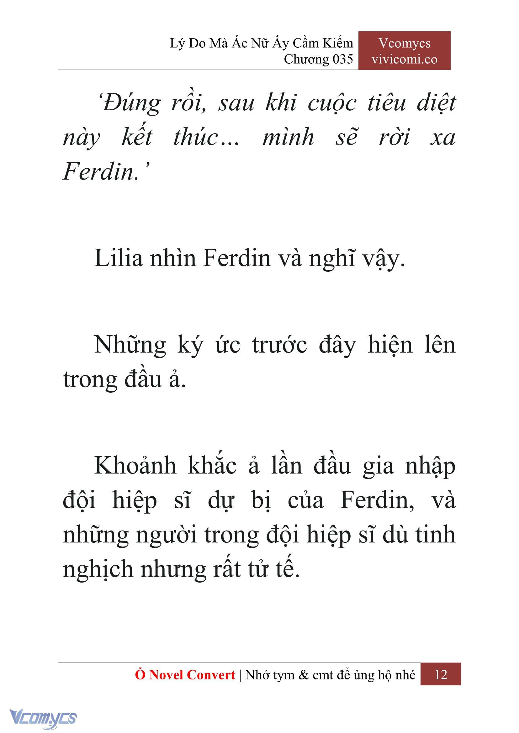 [Novel] Lý Do Mà Ác Nữ Ấy Cầm Kiếm Chapter 35 - Trang 15