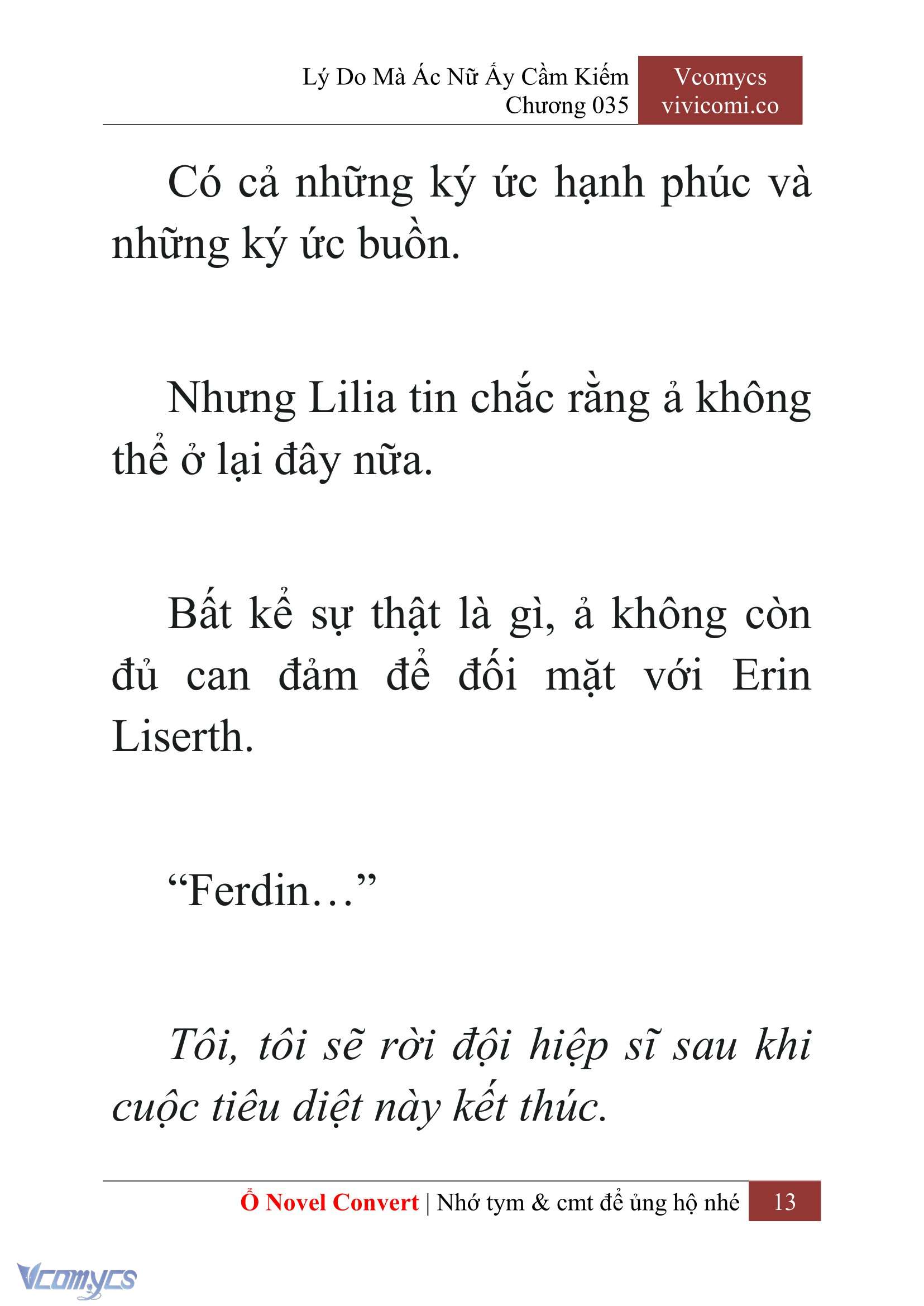 [Novel] Lý Do Mà Ác Nữ Ấy Cầm Kiếm Chapter 35 - Trang 16