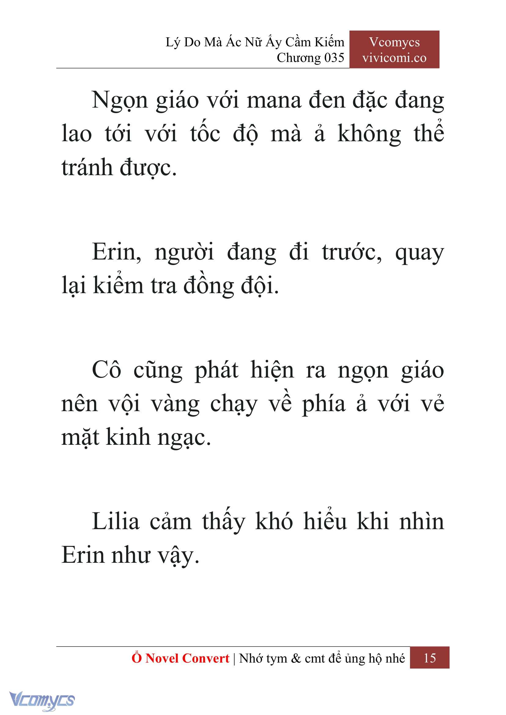 [Novel] Lý Do Mà Ác Nữ Ấy Cầm Kiếm Chapter 35 - Trang 18