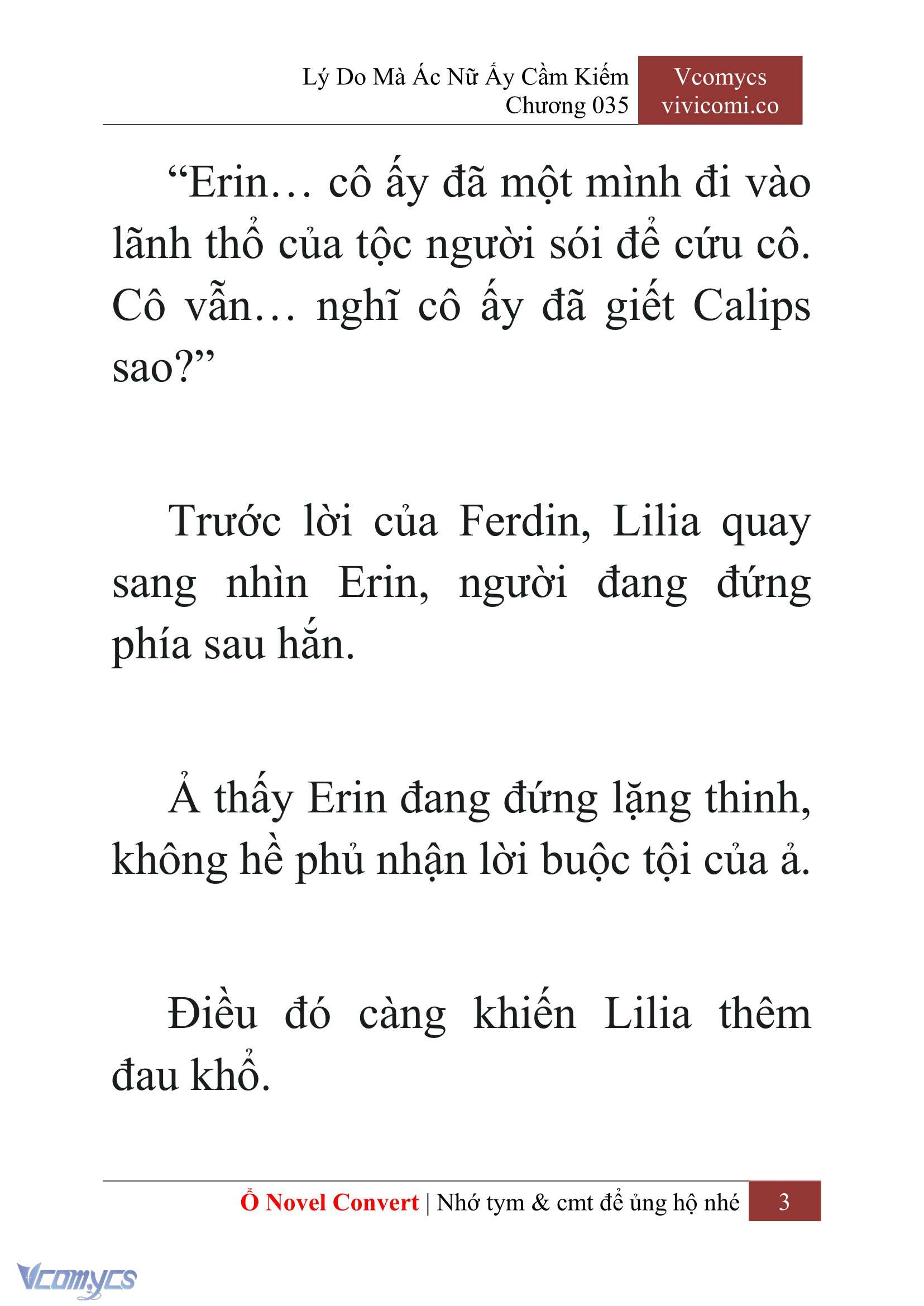 [Novel] Lý Do Mà Ác Nữ Ấy Cầm Kiếm Chapter 35 - Trang 6