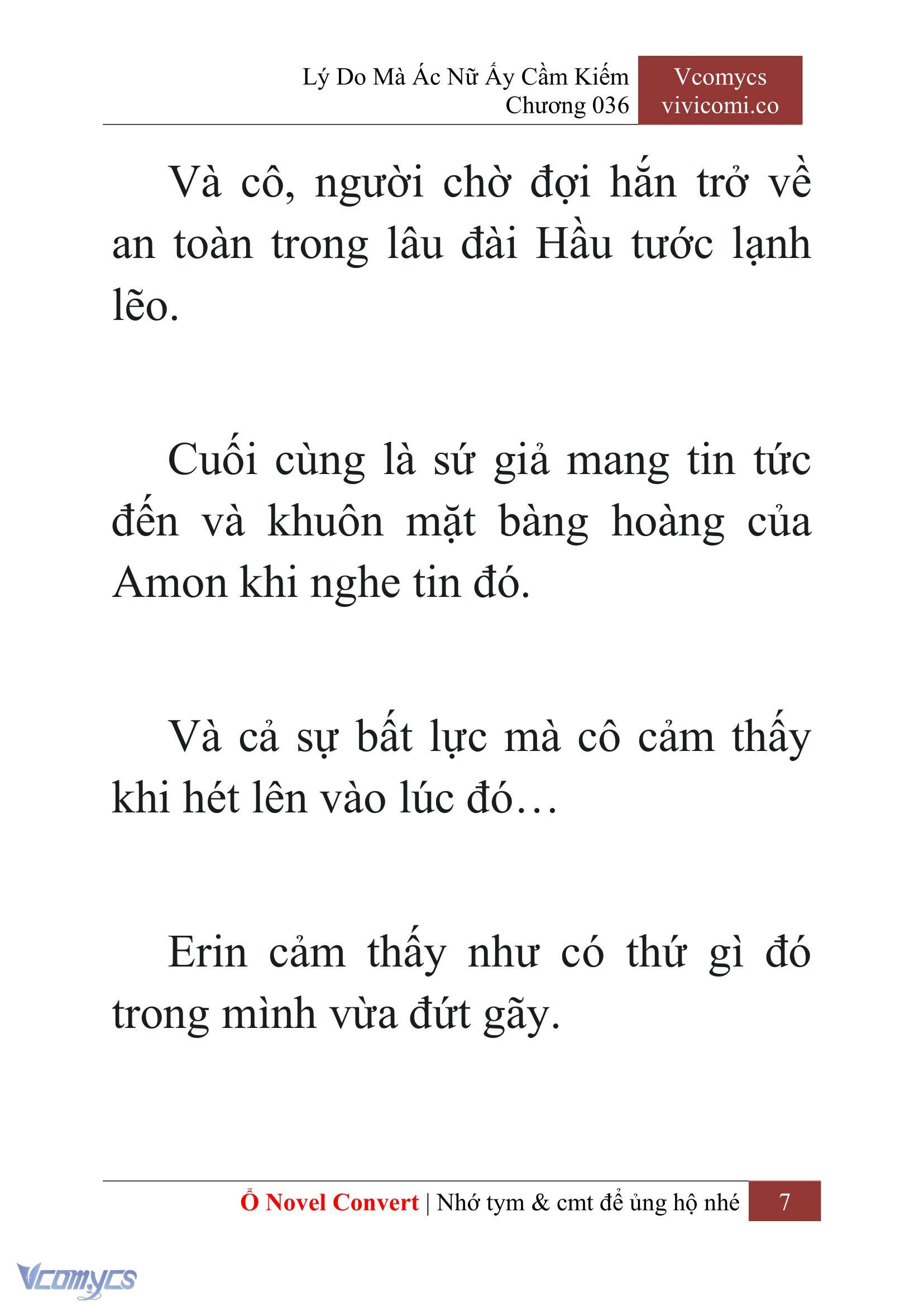 [Novel] Lý Do Mà Ác Nữ Ấy Cầm Kiếm Chapter 36 - Trang 10