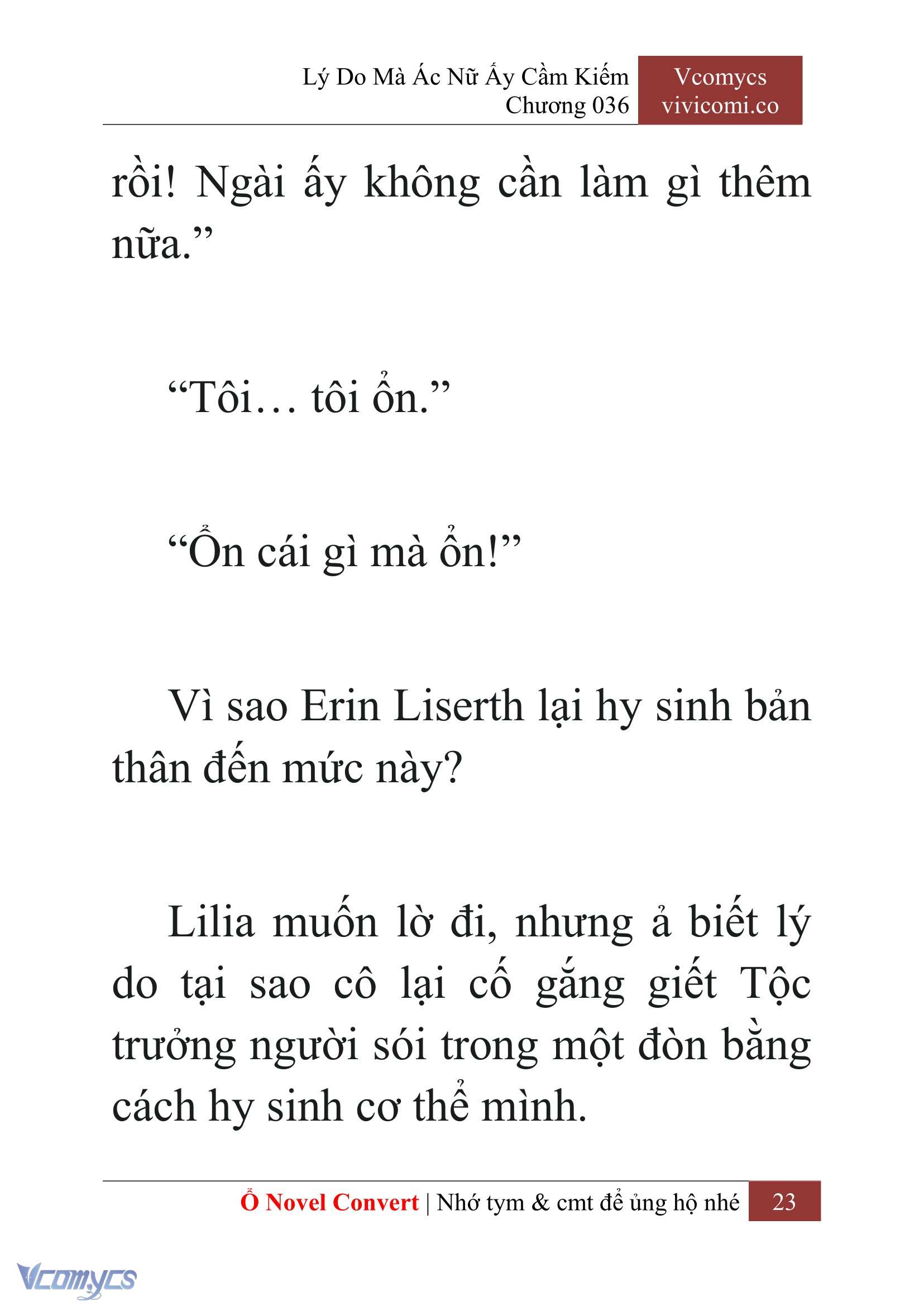 [Novel] Lý Do Mà Ác Nữ Ấy Cầm Kiếm Chapter 36 - Trang 26