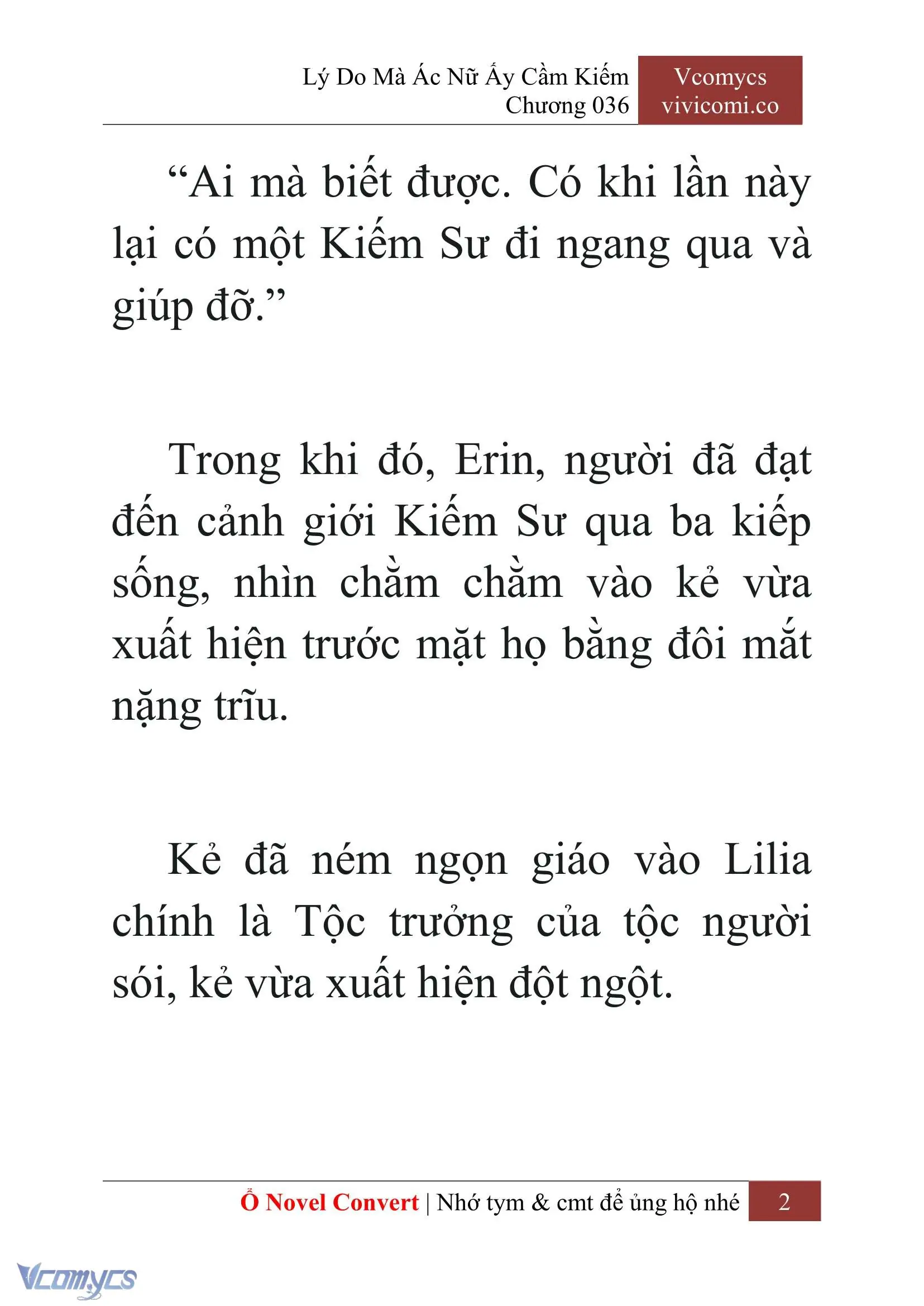 [Novel] Lý Do Mà Ác Nữ Ấy Cầm Kiếm Chapter 36 - Trang 5