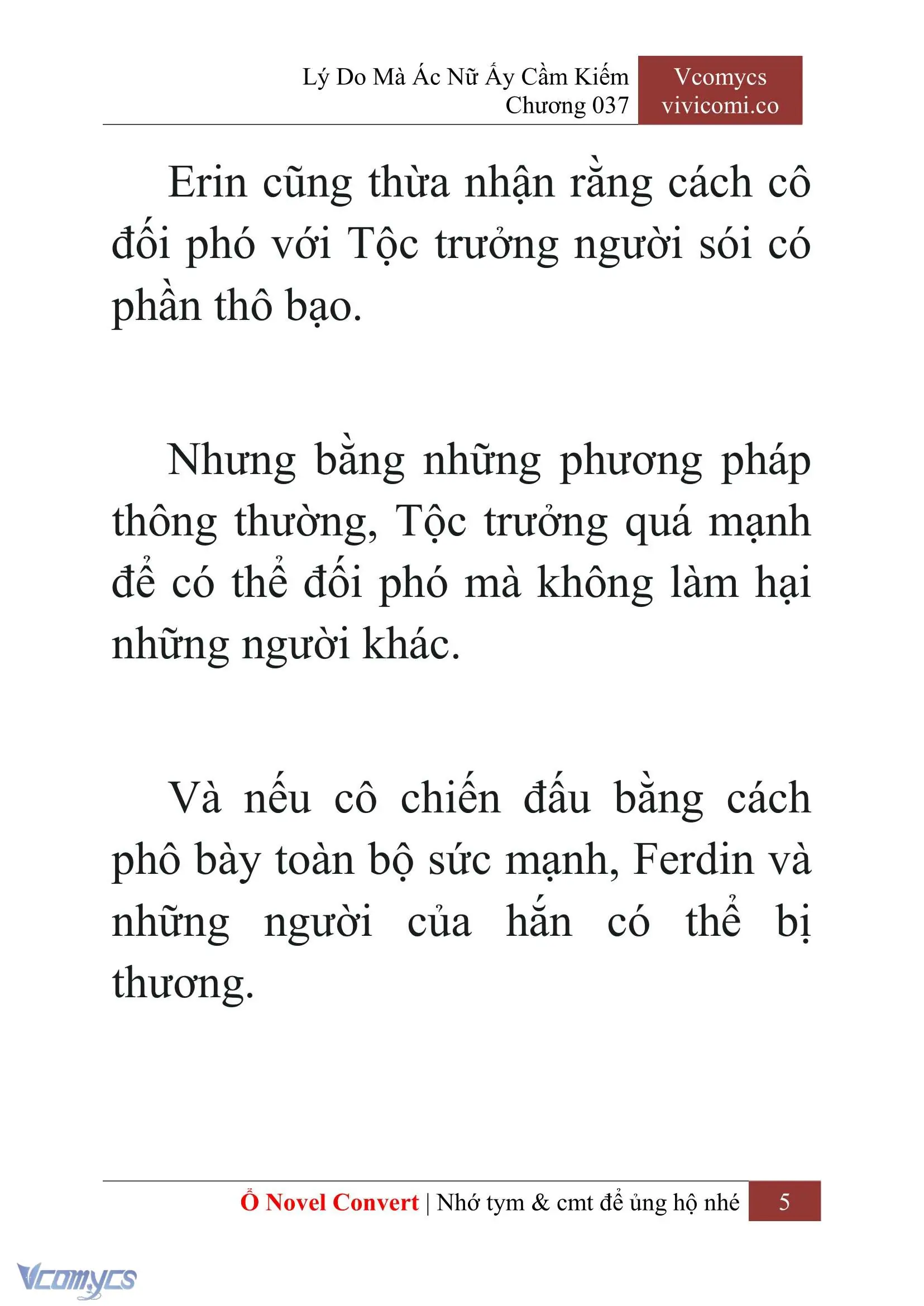 [Novel] Lý Do Mà Ác Nữ Ấy Cầm Kiếm Chapter 37 - Trang 8