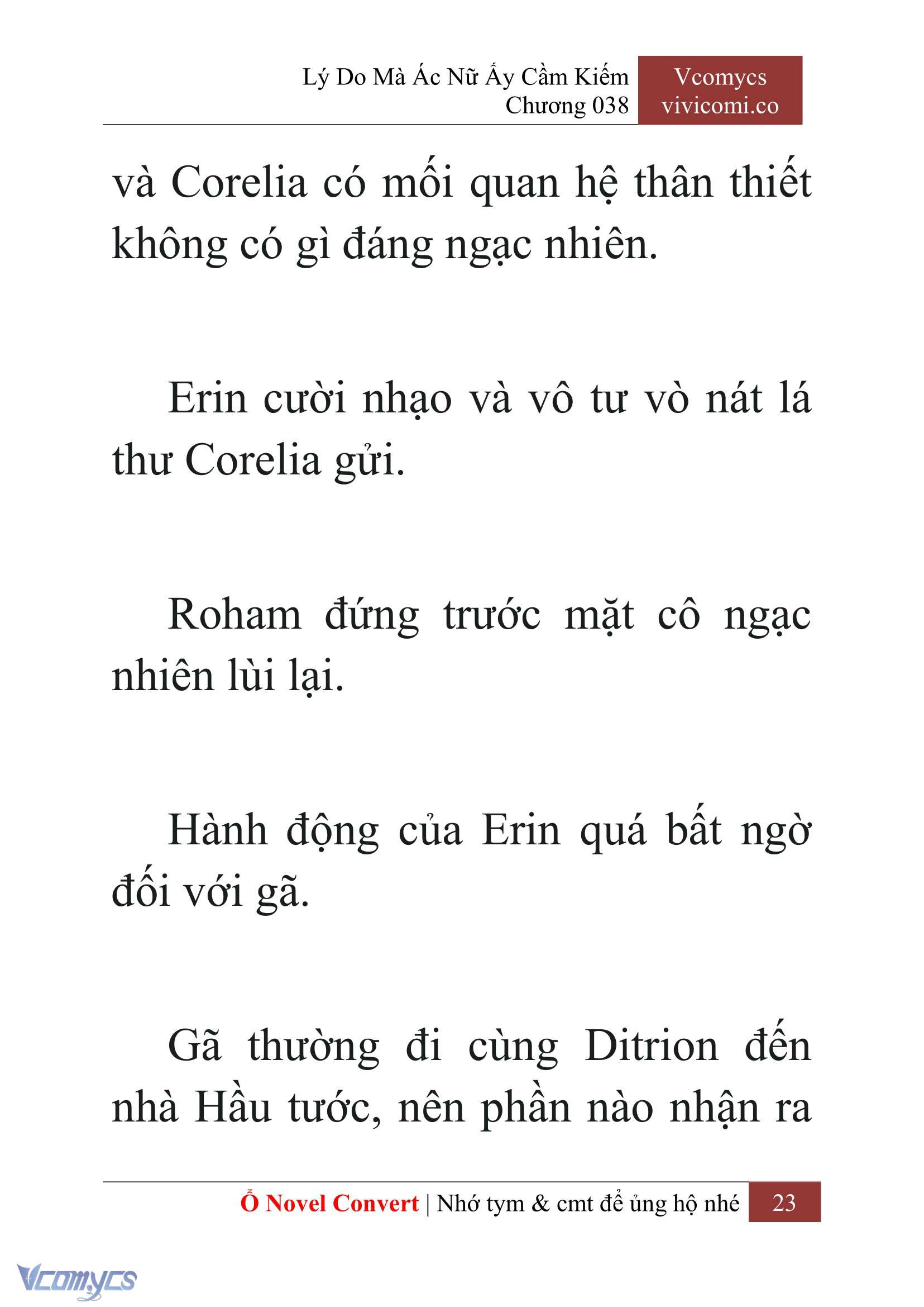[Novel] Lý Do Mà Ác Nữ Ấy Cầm Kiếm Chapter 38 - Trang 26