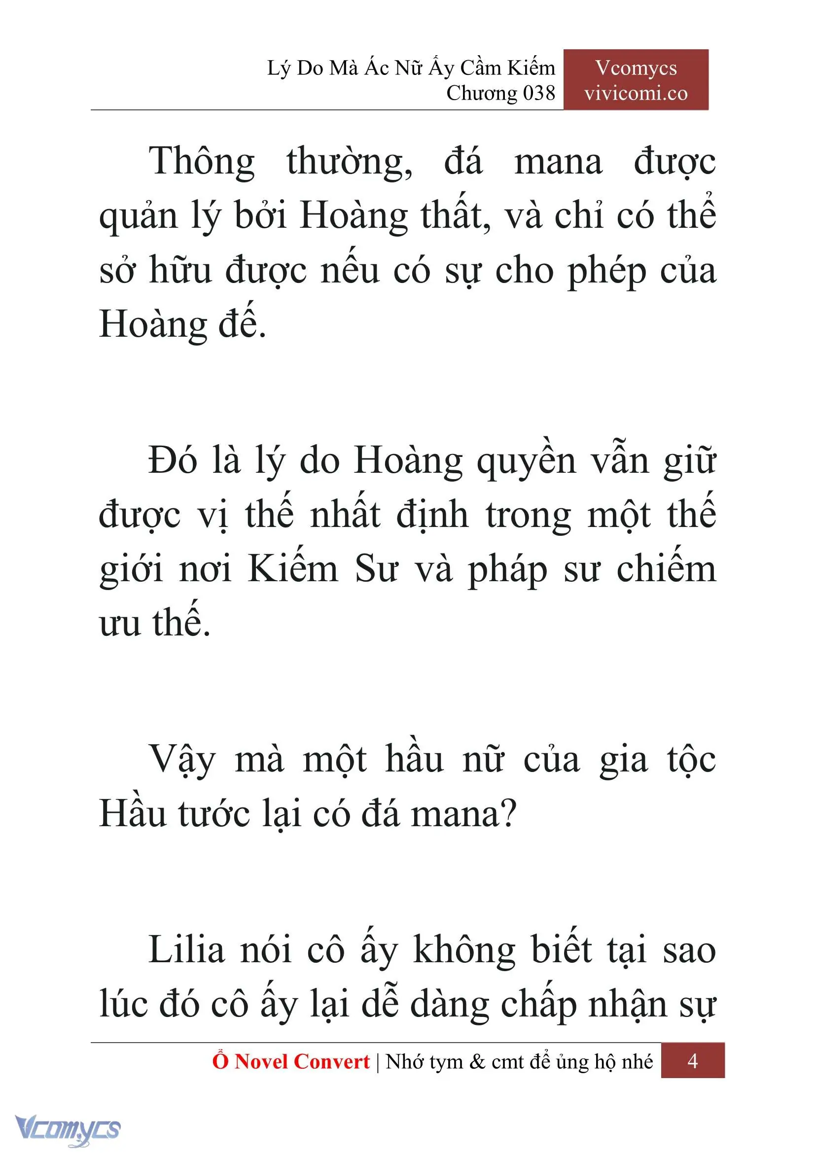 [Novel] Lý Do Mà Ác Nữ Ấy Cầm Kiếm Chapter 38 - Trang 7
