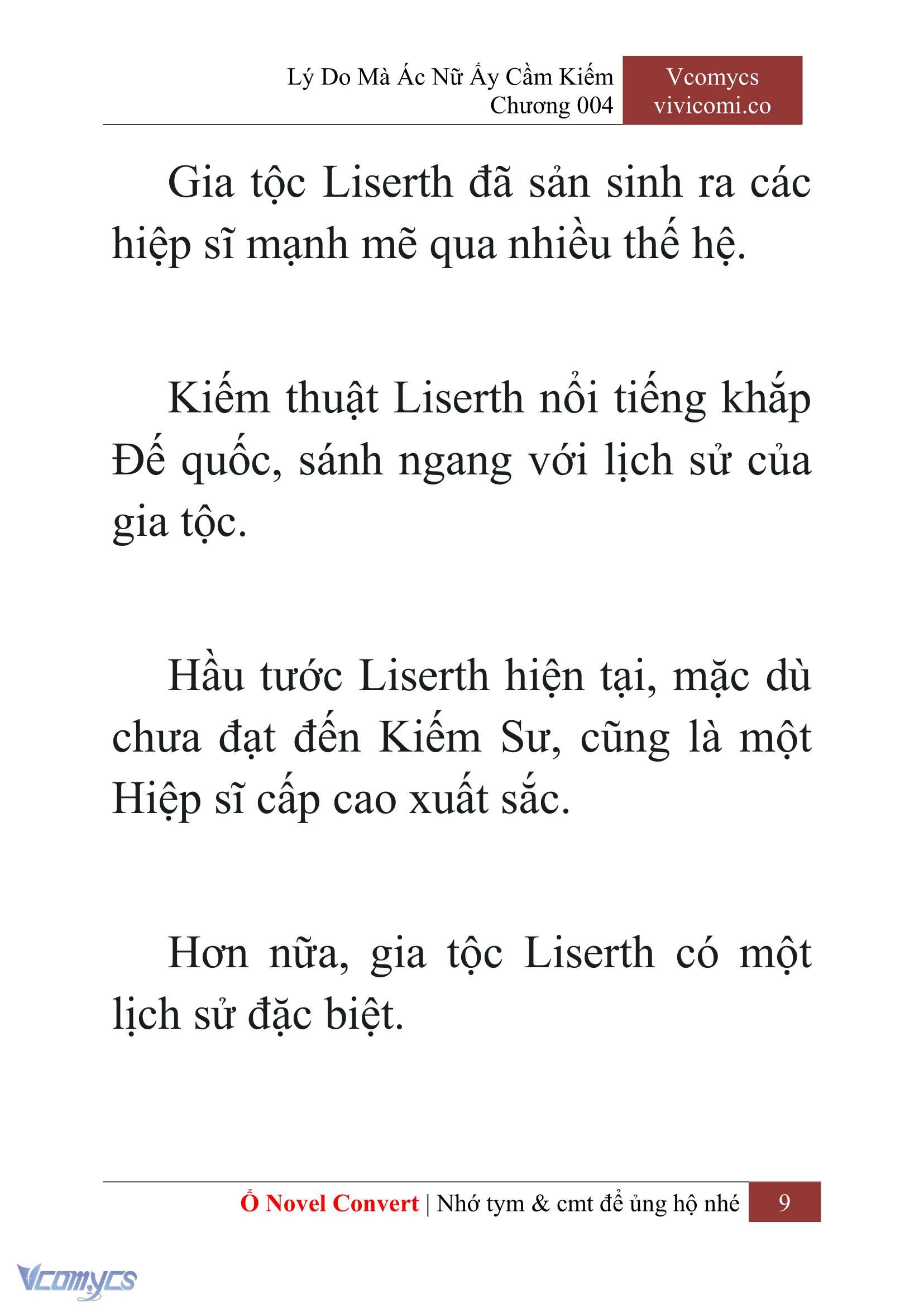 [Novel] Lý Do Mà Ác Nữ Ấy Cầm Kiếm Chapter 4 - Trang 12