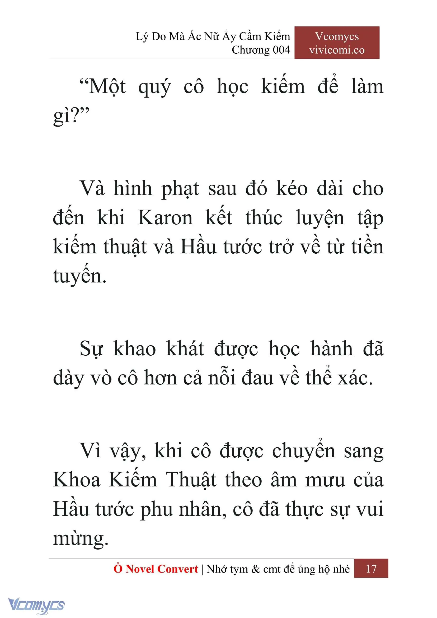 [Novel] Lý Do Mà Ác Nữ Ấy Cầm Kiếm Chapter 4 - Trang 20