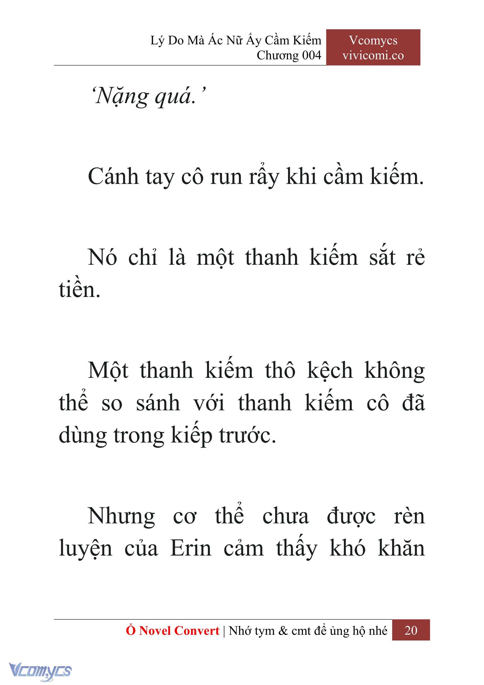 [Novel] Lý Do Mà Ác Nữ Ấy Cầm Kiếm Chapter 4 - Trang 23