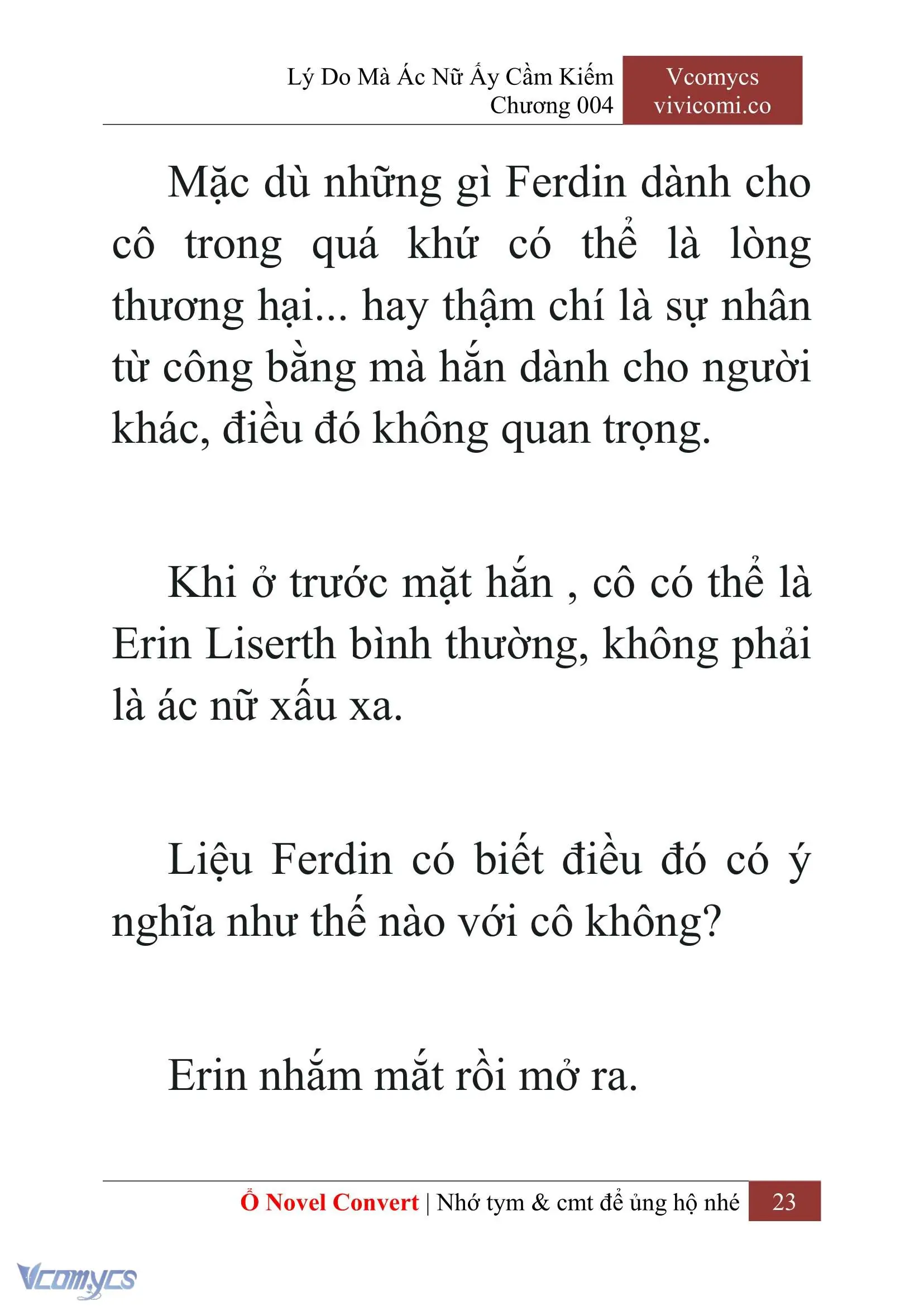 [Novel] Lý Do Mà Ác Nữ Ấy Cầm Kiếm Chapter 4 - Trang 26