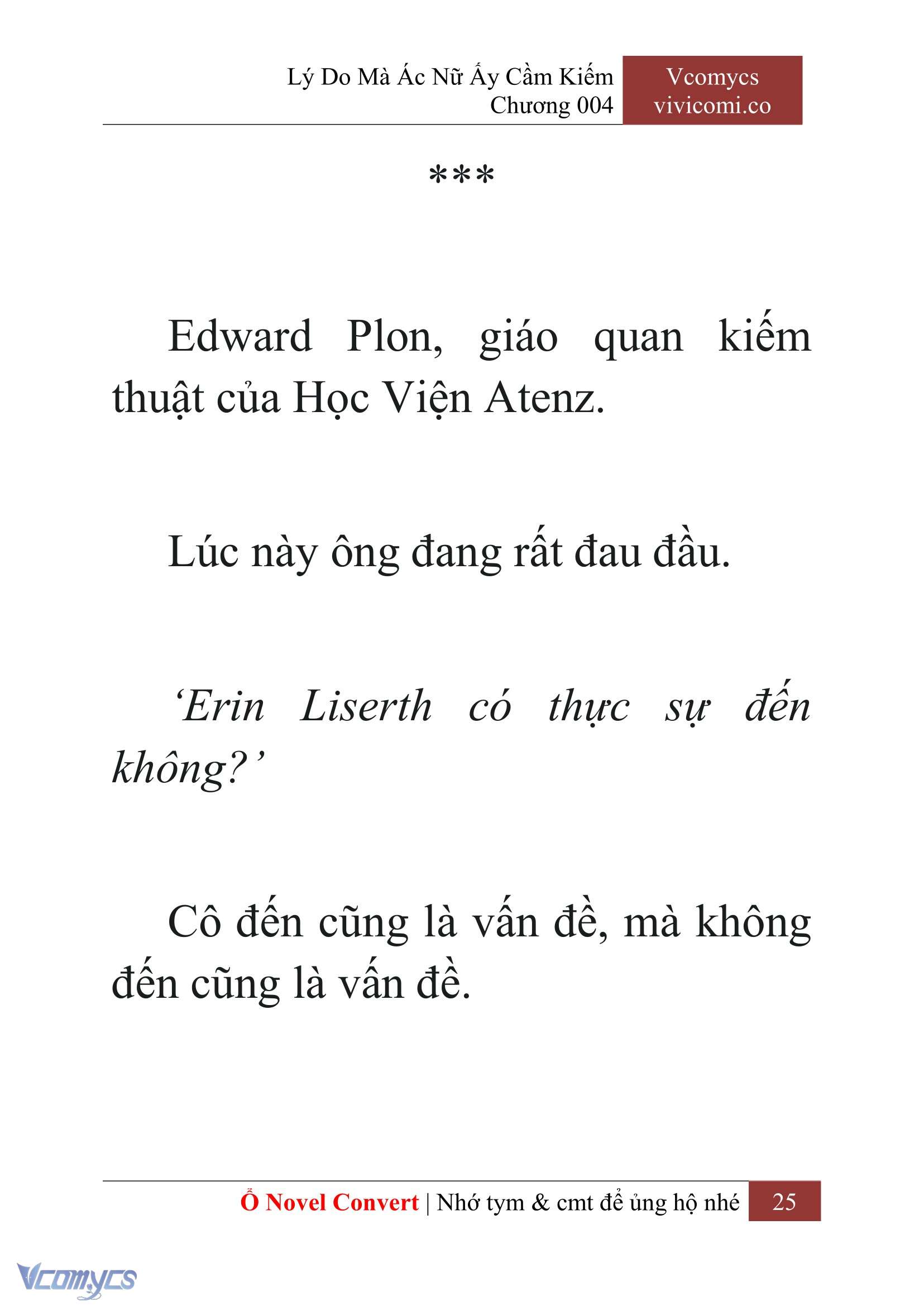 [Novel] Lý Do Mà Ác Nữ Ấy Cầm Kiếm Chapter 4 - Trang 28