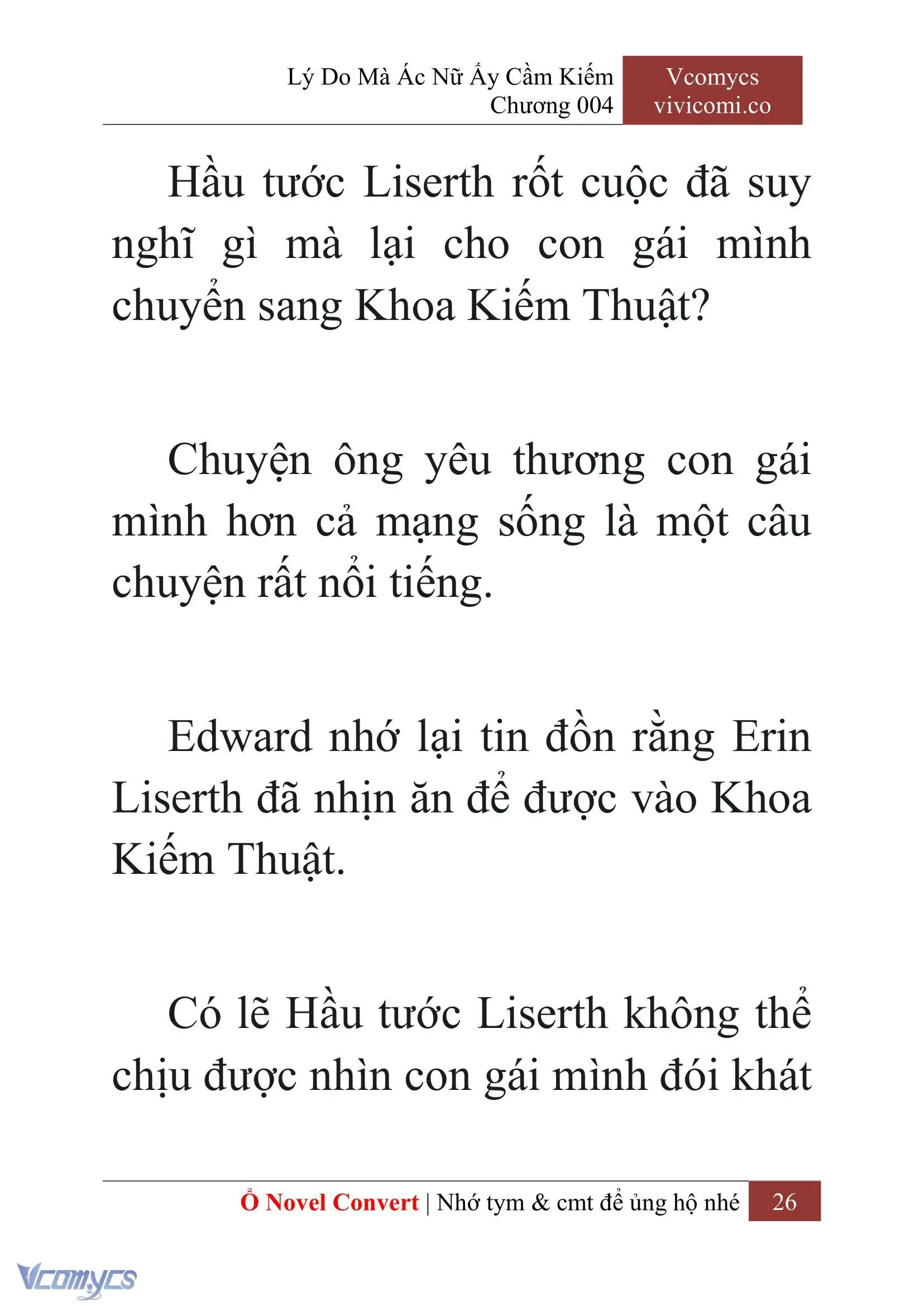 [Novel] Lý Do Mà Ác Nữ Ấy Cầm Kiếm Chapter 4 - Trang 29