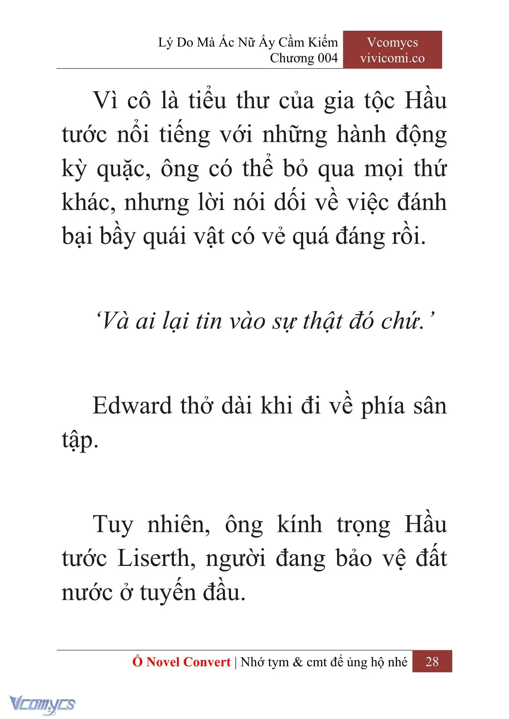 [Novel] Lý Do Mà Ác Nữ Ấy Cầm Kiếm Chapter 4 - Trang 31