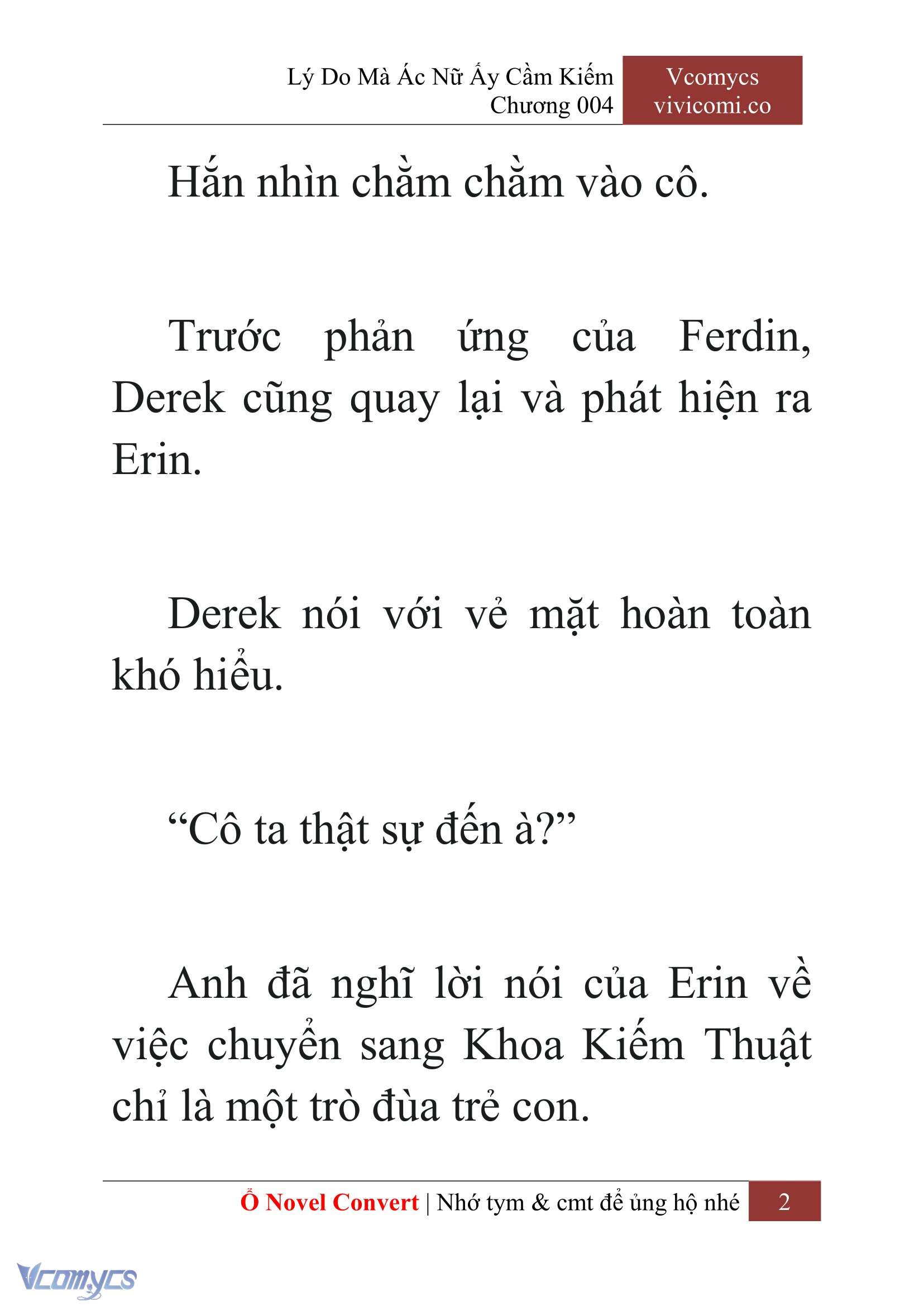 [Novel] Lý Do Mà Ác Nữ Ấy Cầm Kiếm Chapter 4 - Trang 5