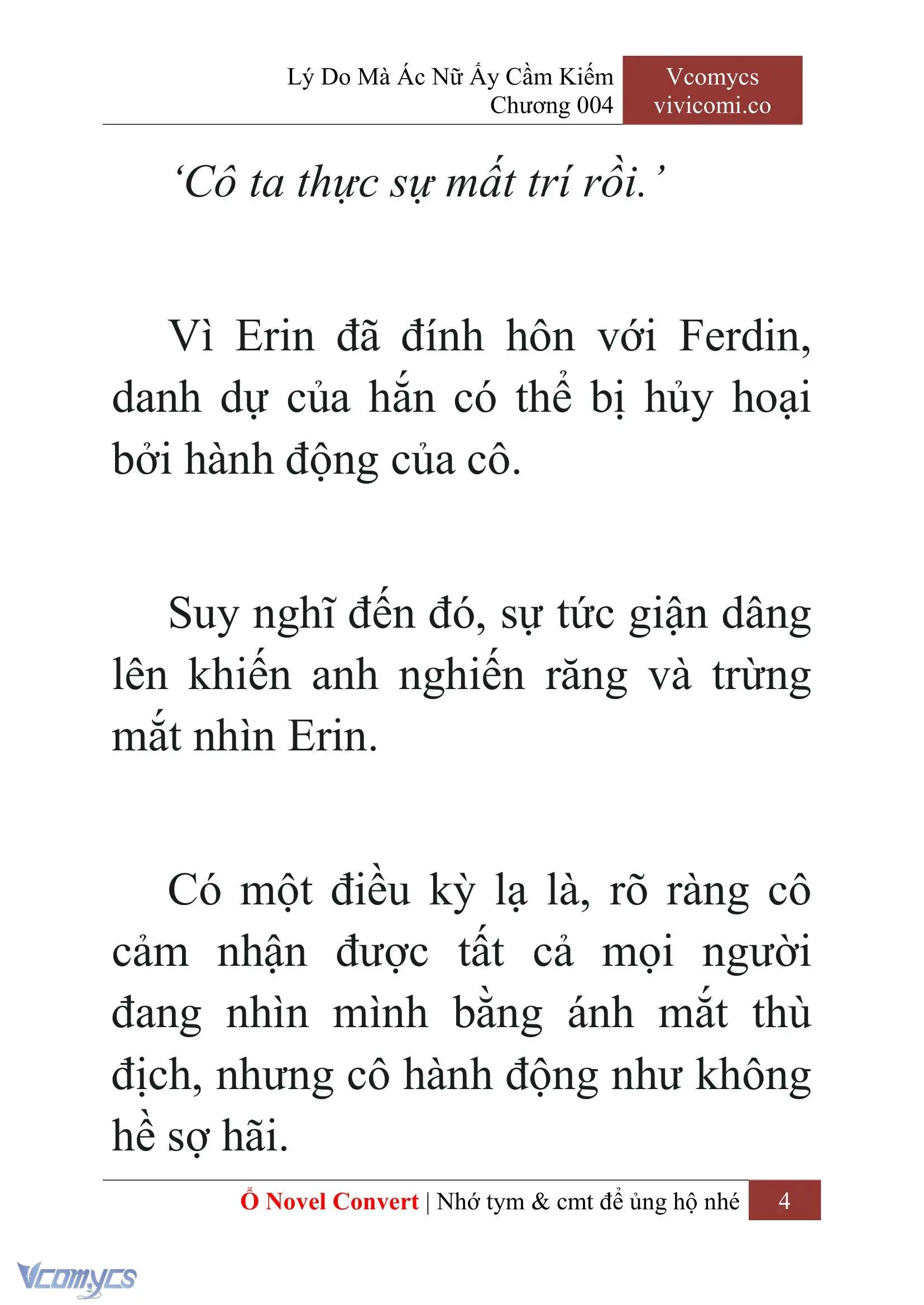 [Novel] Lý Do Mà Ác Nữ Ấy Cầm Kiếm Chapter 4 - Trang 7