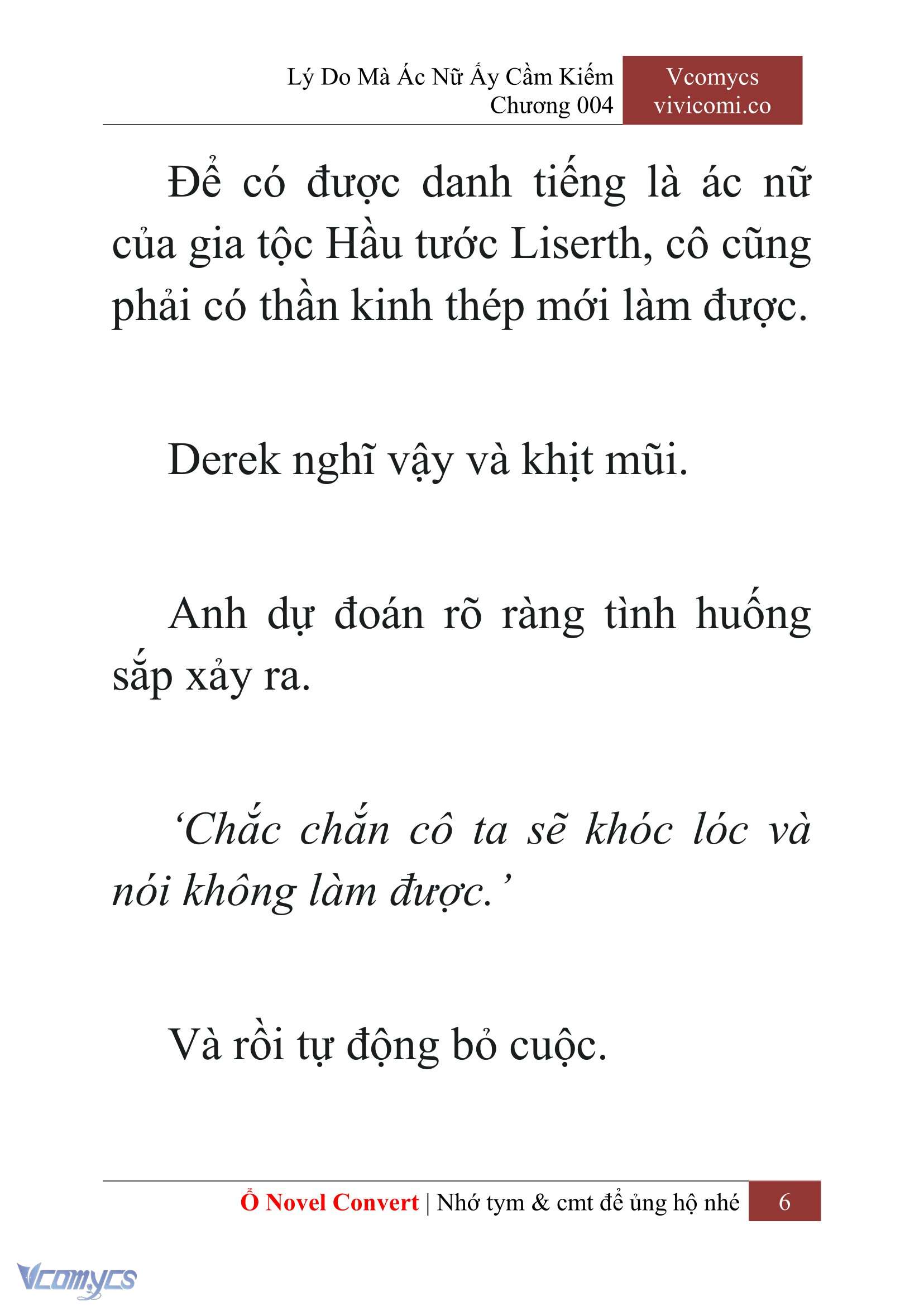 [Novel] Lý Do Mà Ác Nữ Ấy Cầm Kiếm Chapter 4 - Trang 9