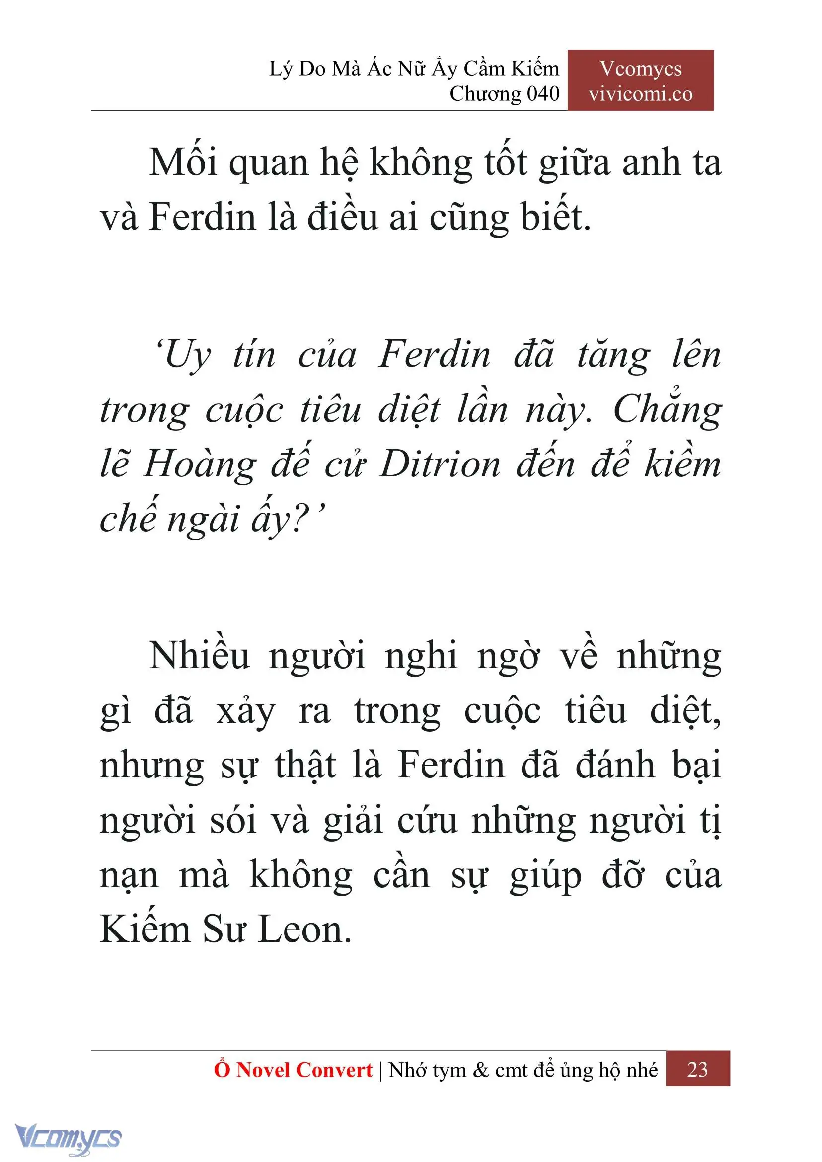 [Novel] Lý Do Mà Ác Nữ Ấy Cầm Kiếm Chapter 40 - Trang 25
