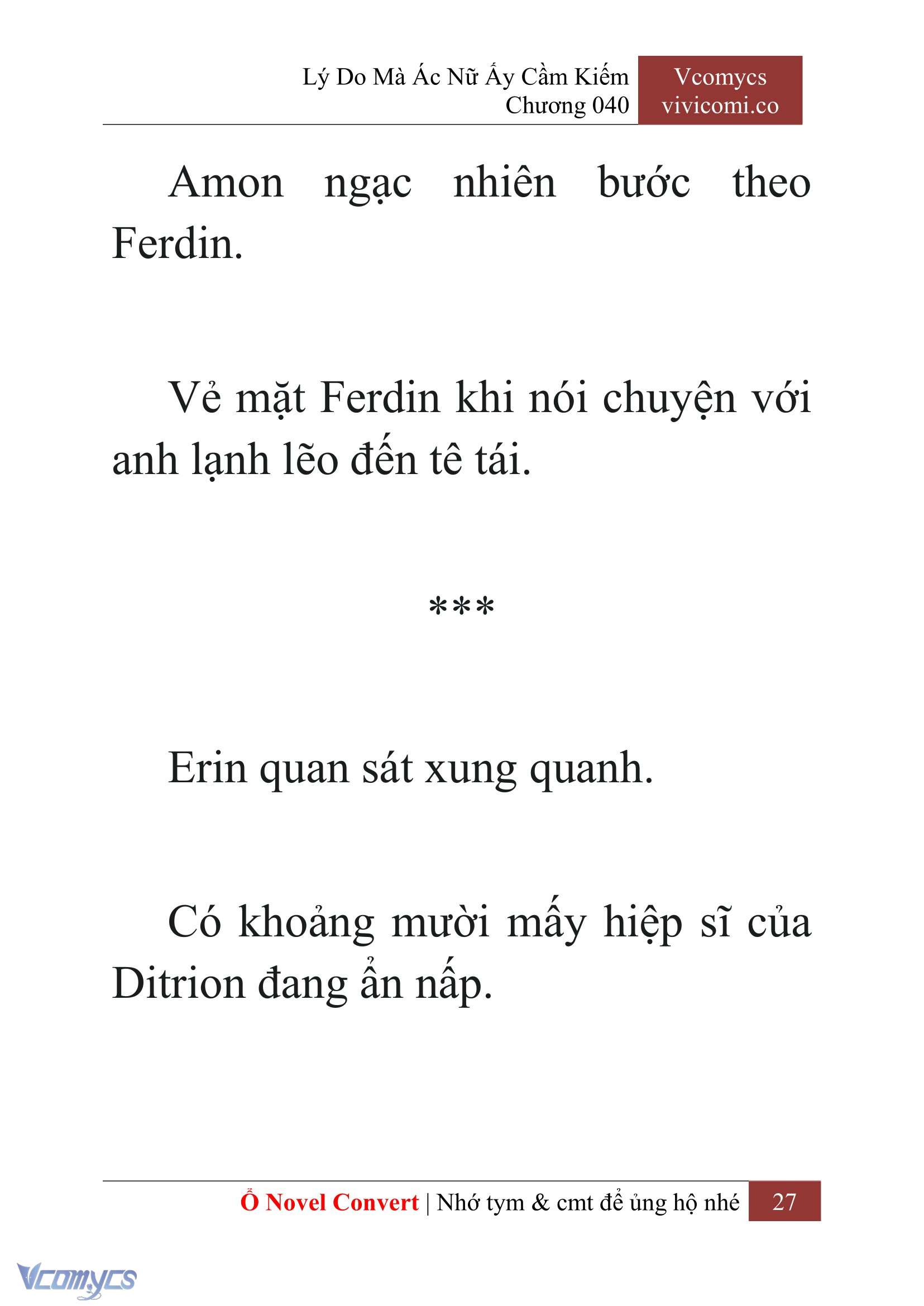 [Novel] Lý Do Mà Ác Nữ Ấy Cầm Kiếm Chapter 40 - Trang 29
