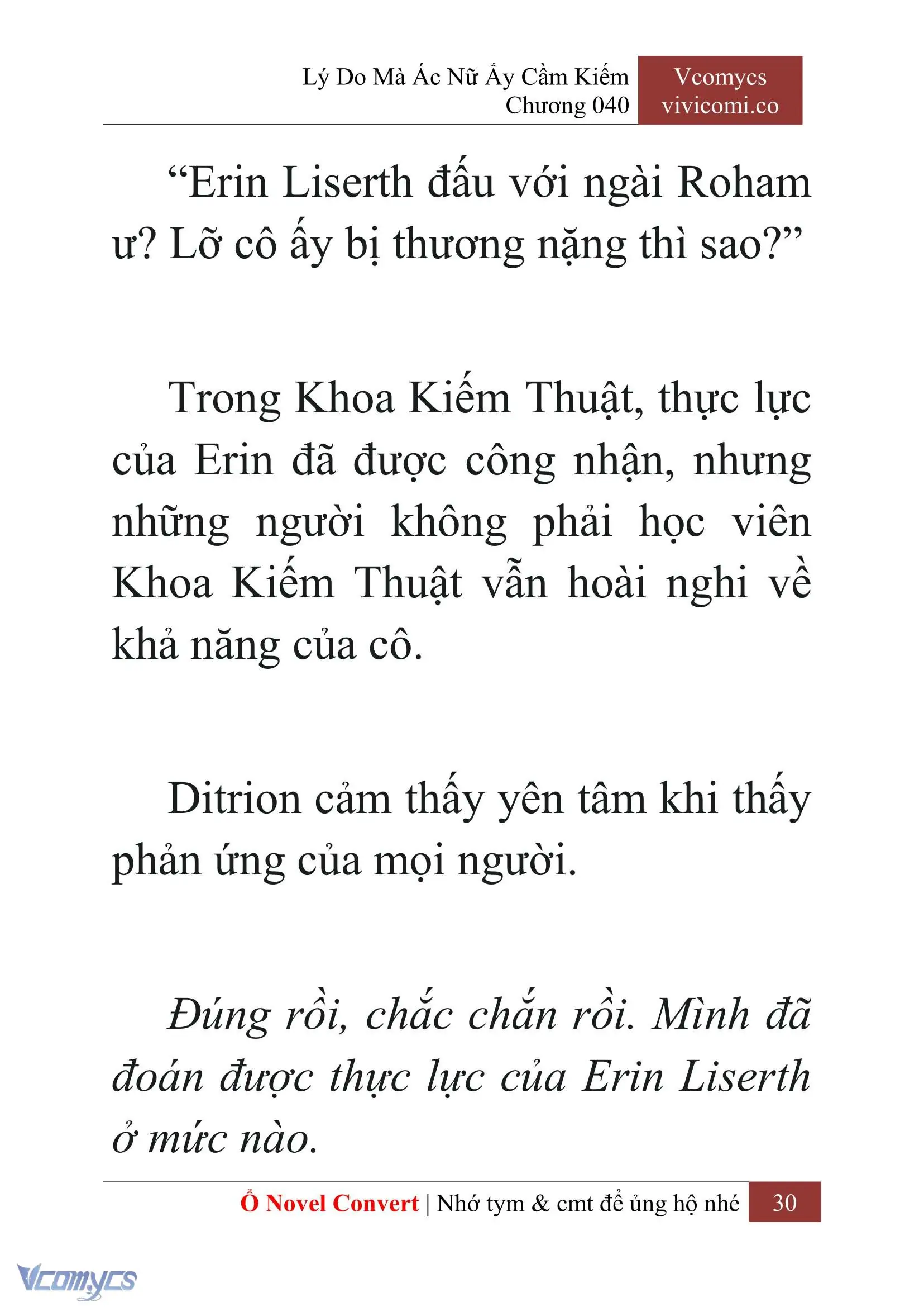 [Novel] Lý Do Mà Ác Nữ Ấy Cầm Kiếm Chapter 40 - Trang 32