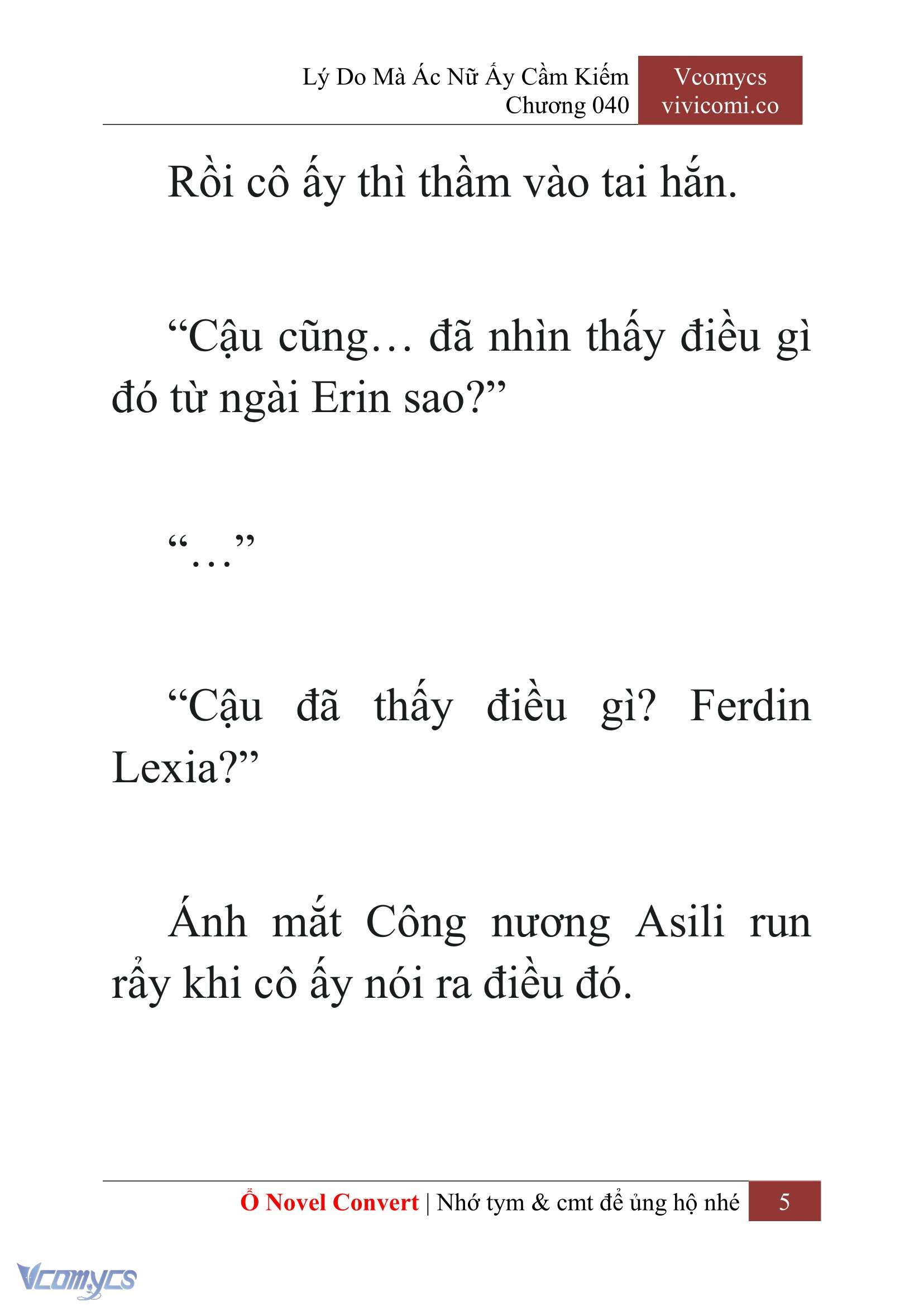 [Novel] Lý Do Mà Ác Nữ Ấy Cầm Kiếm Chapter 40 - Trang 8