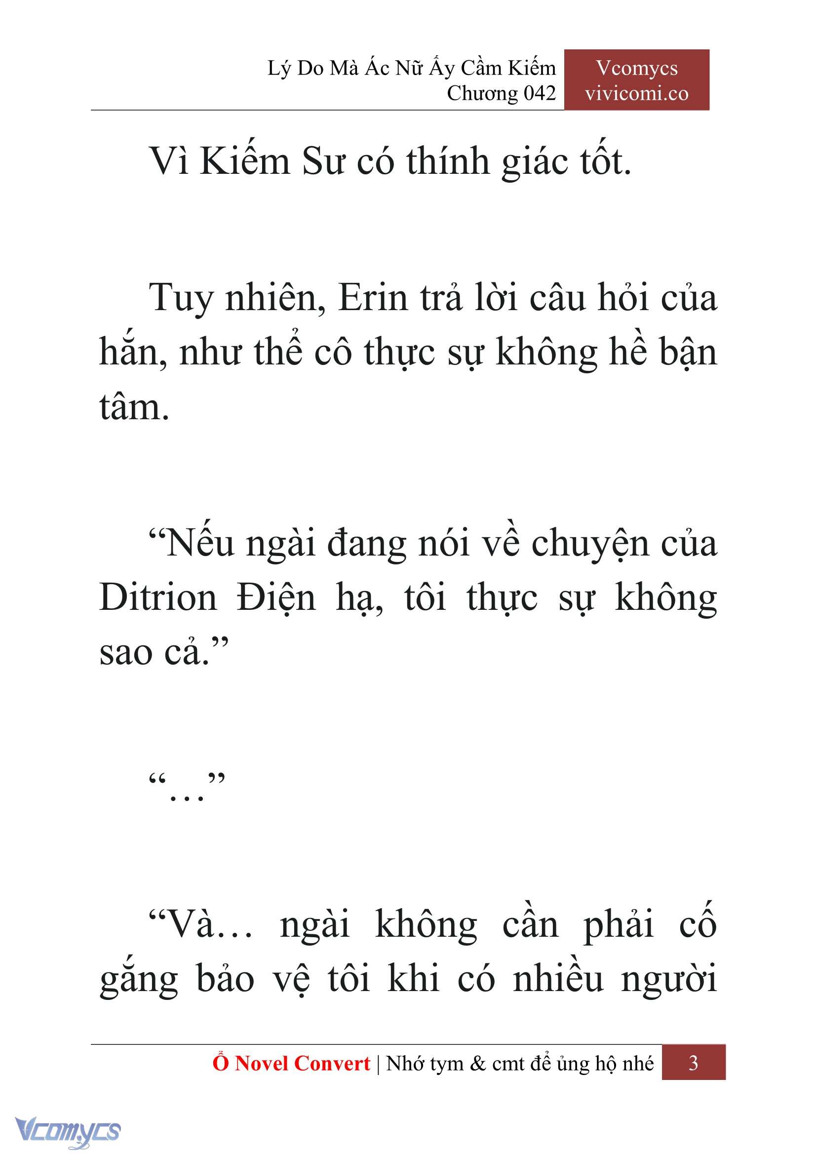 [Novel] Lý Do Mà Ác Nữ Ấy Cầm Kiếm Chapter 42 - Trang 6