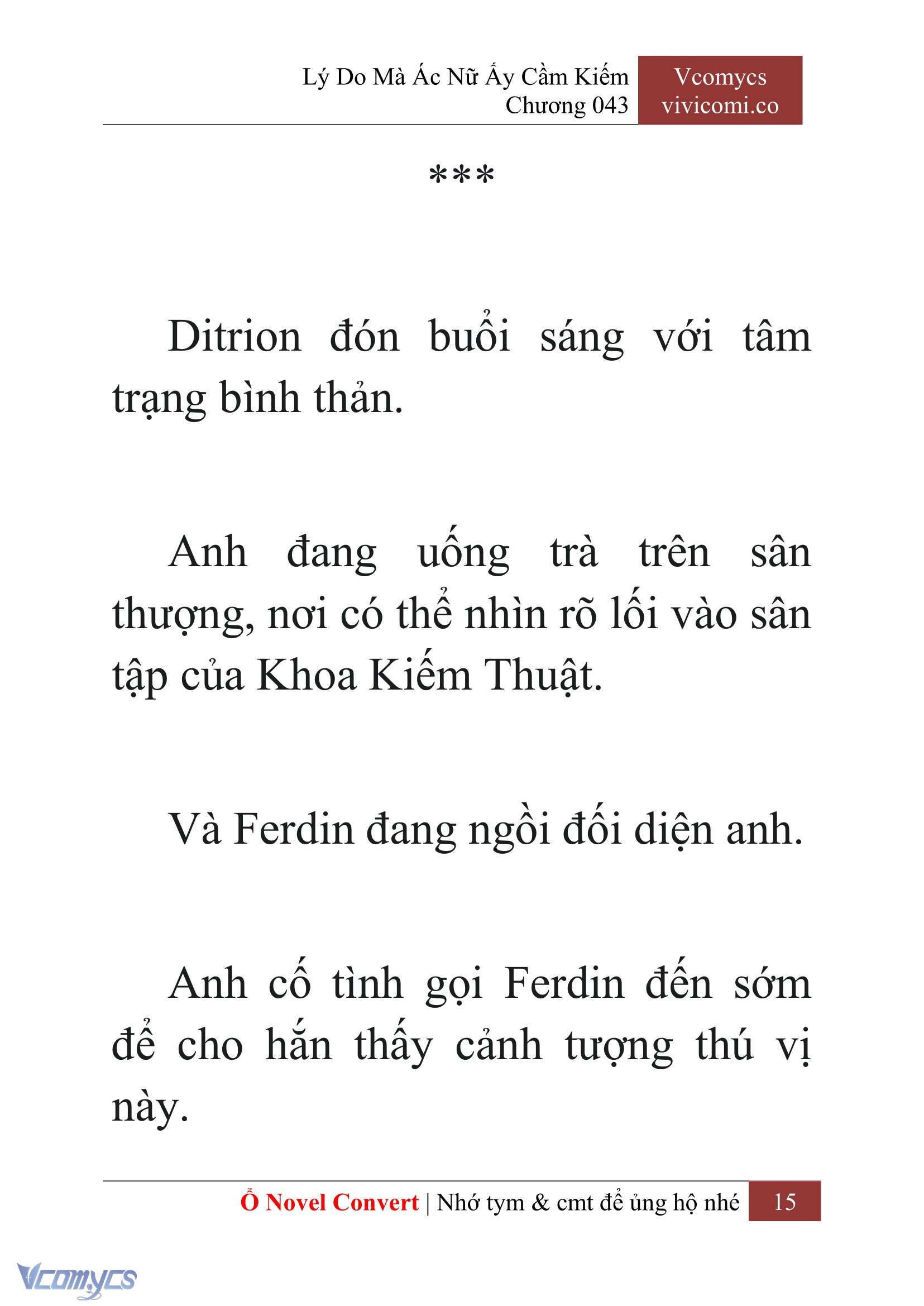 [Novel] Lý Do Mà Ác Nữ Ấy Cầm Kiếm Chapter 43 - Trang 18