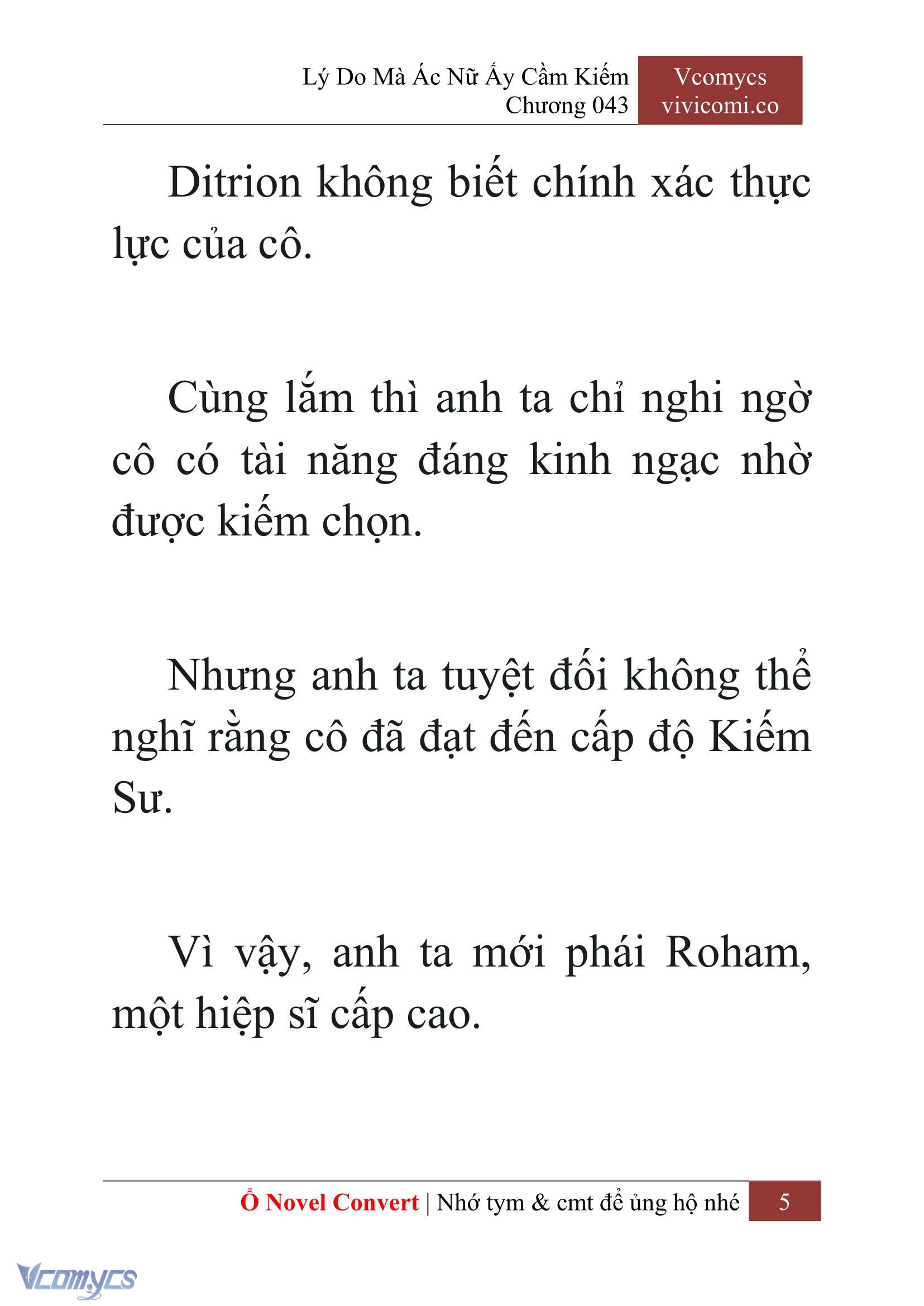 [Novel] Lý Do Mà Ác Nữ Ấy Cầm Kiếm Chapter 43 - Trang 8