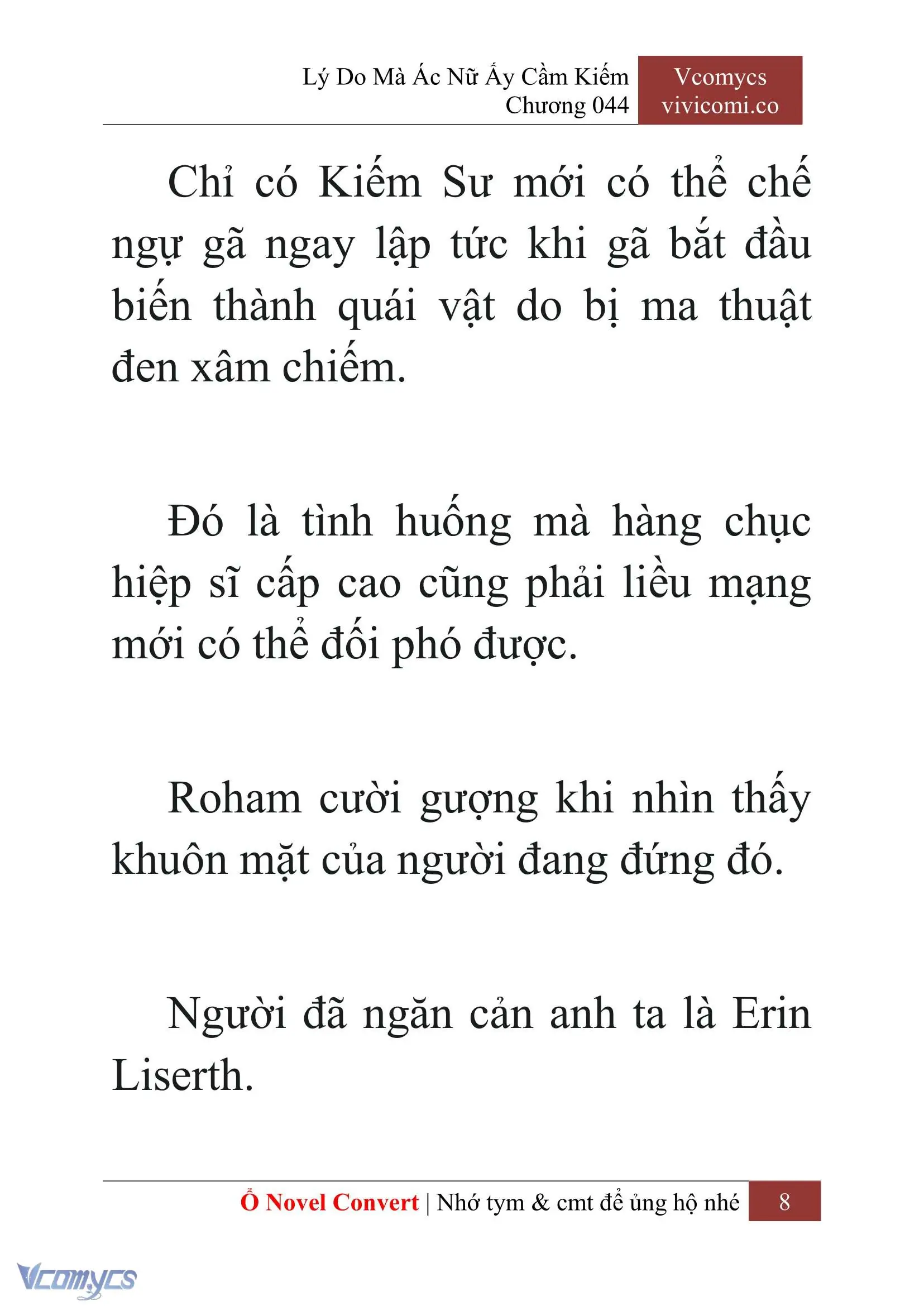 [Novel] Lý Do Mà Ác Nữ Ấy Cầm Kiếm Chapter 44 - Trang 11