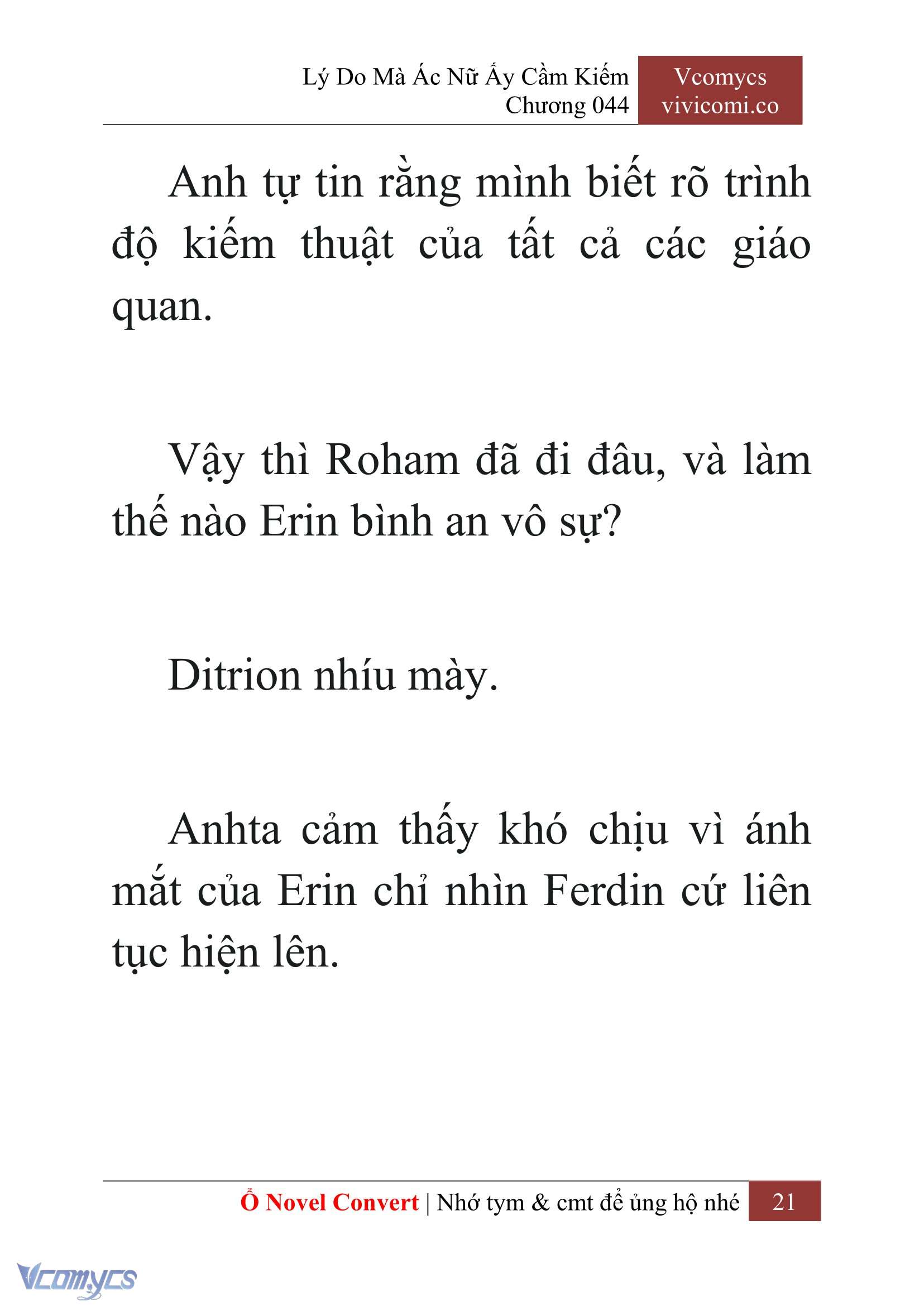 [Novel] Lý Do Mà Ác Nữ Ấy Cầm Kiếm Chapter 44 - Trang 24