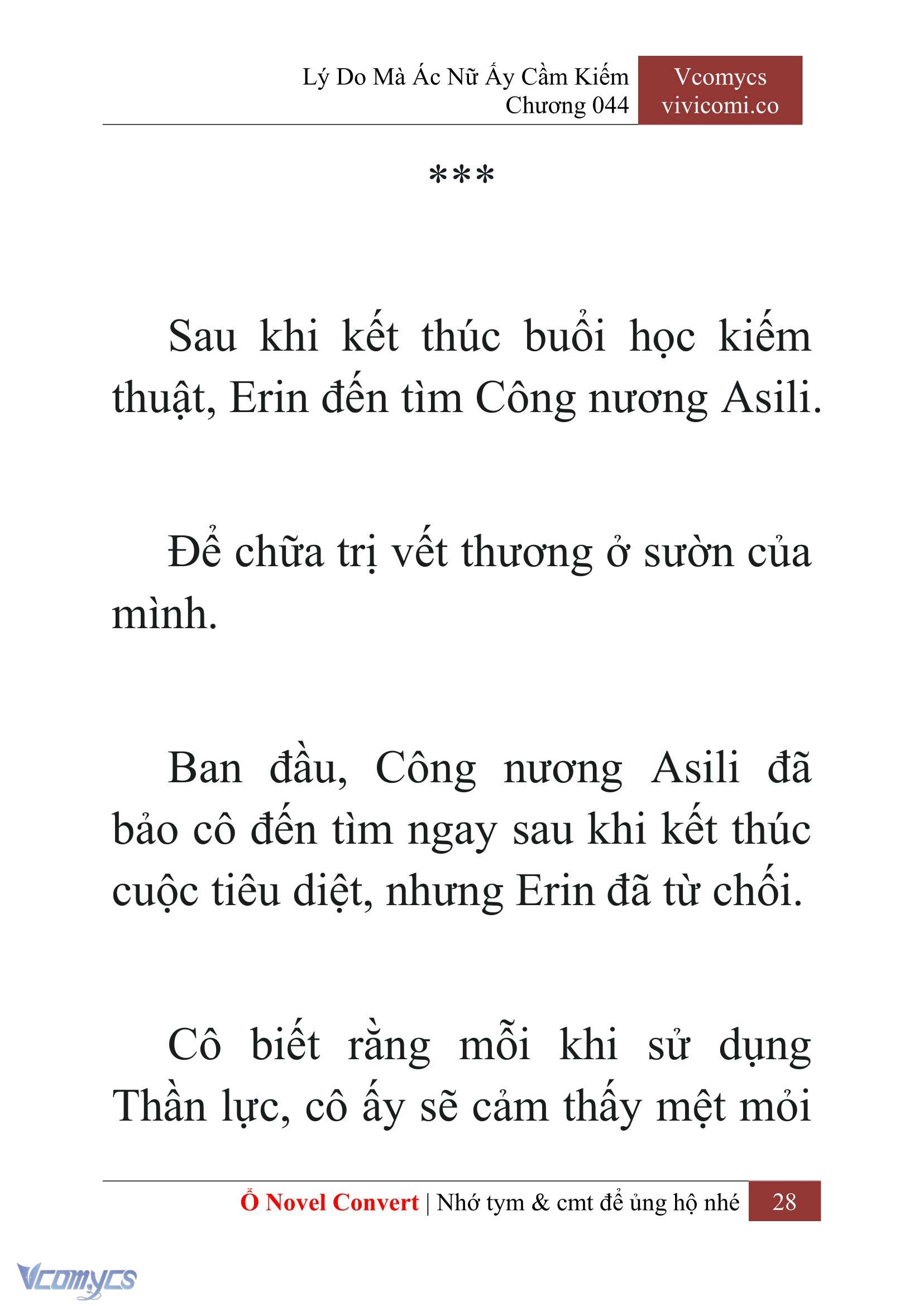 [Novel] Lý Do Mà Ác Nữ Ấy Cầm Kiếm Chapter 44 - Trang 31