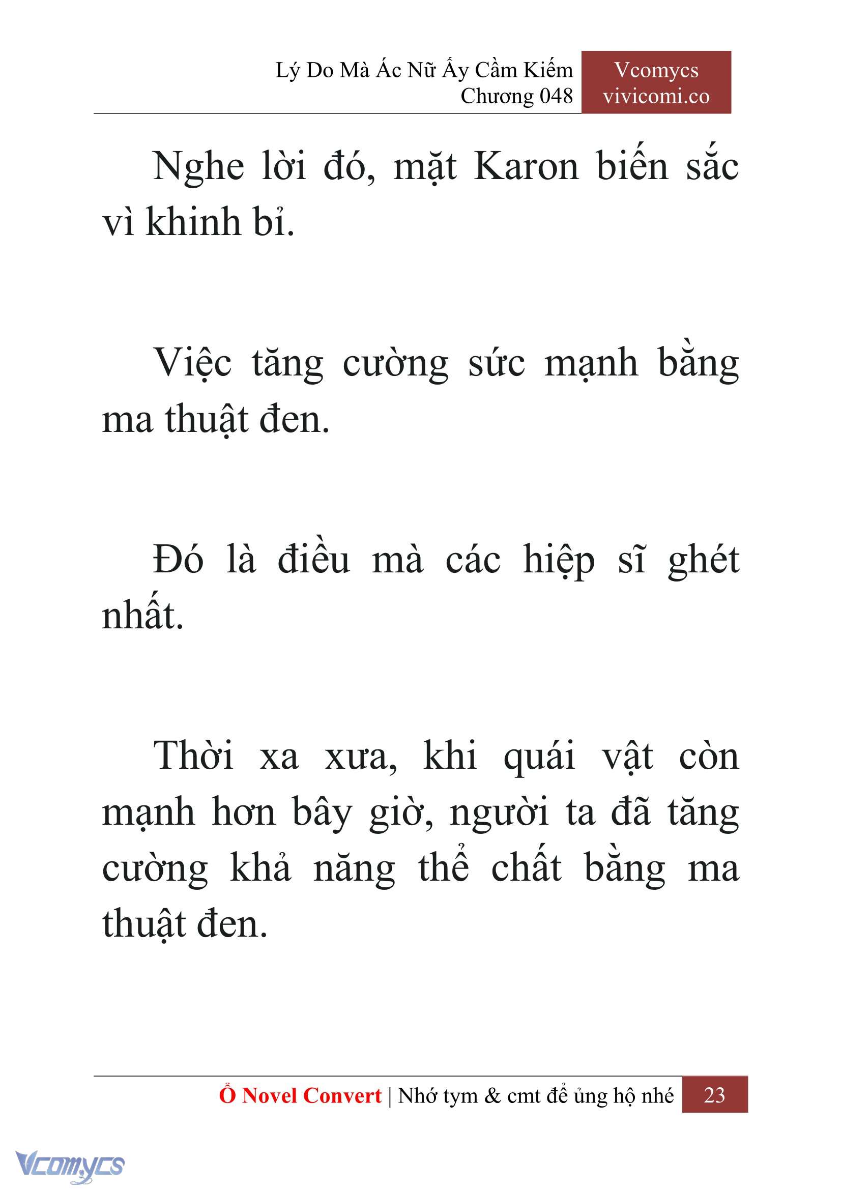 [Novel] Lý Do Mà Ác Nữ Ấy Cầm Kiếm Chapter 48 - Trang 26