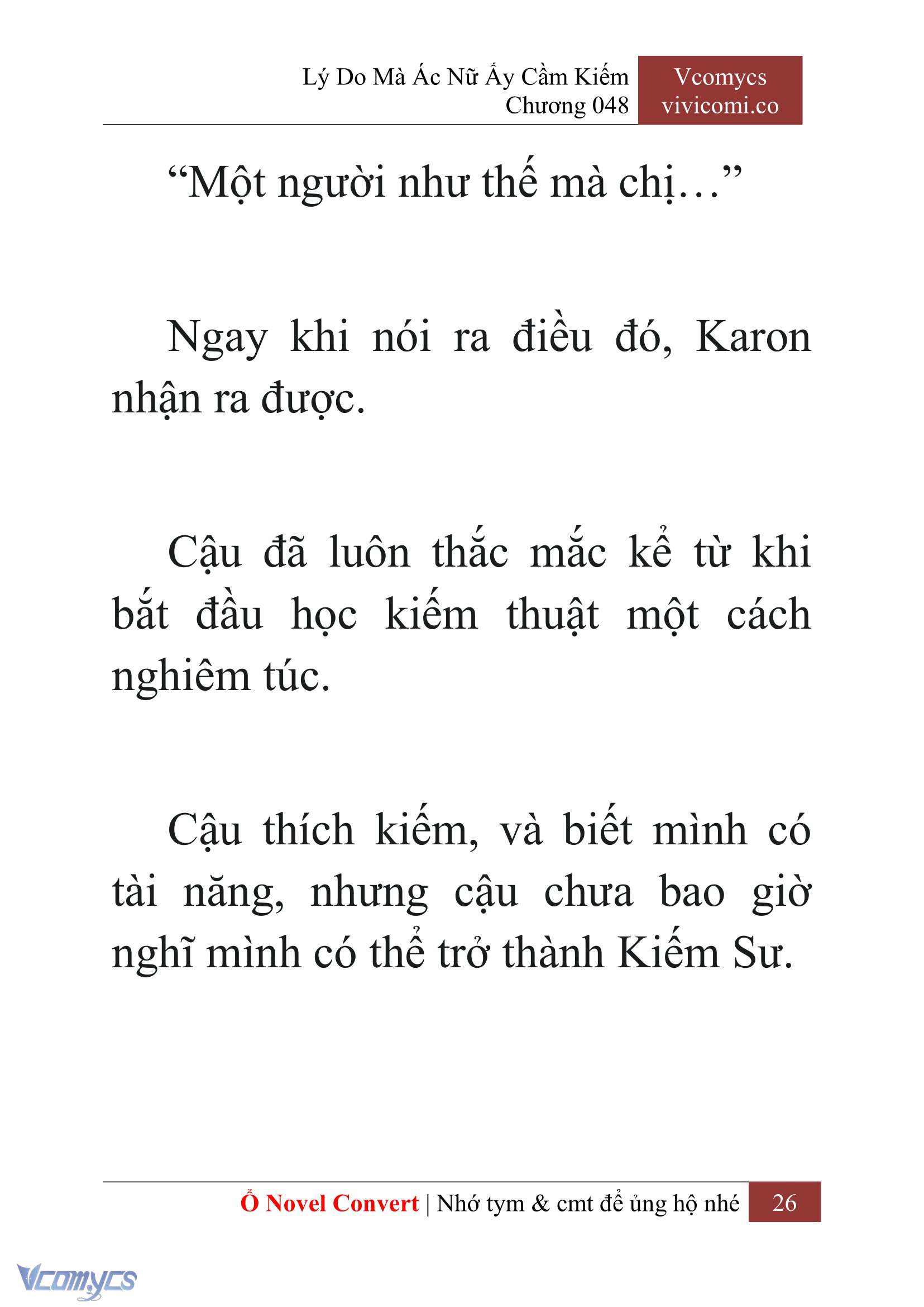 [Novel] Lý Do Mà Ác Nữ Ấy Cầm Kiếm Chapter 48 - Trang 29