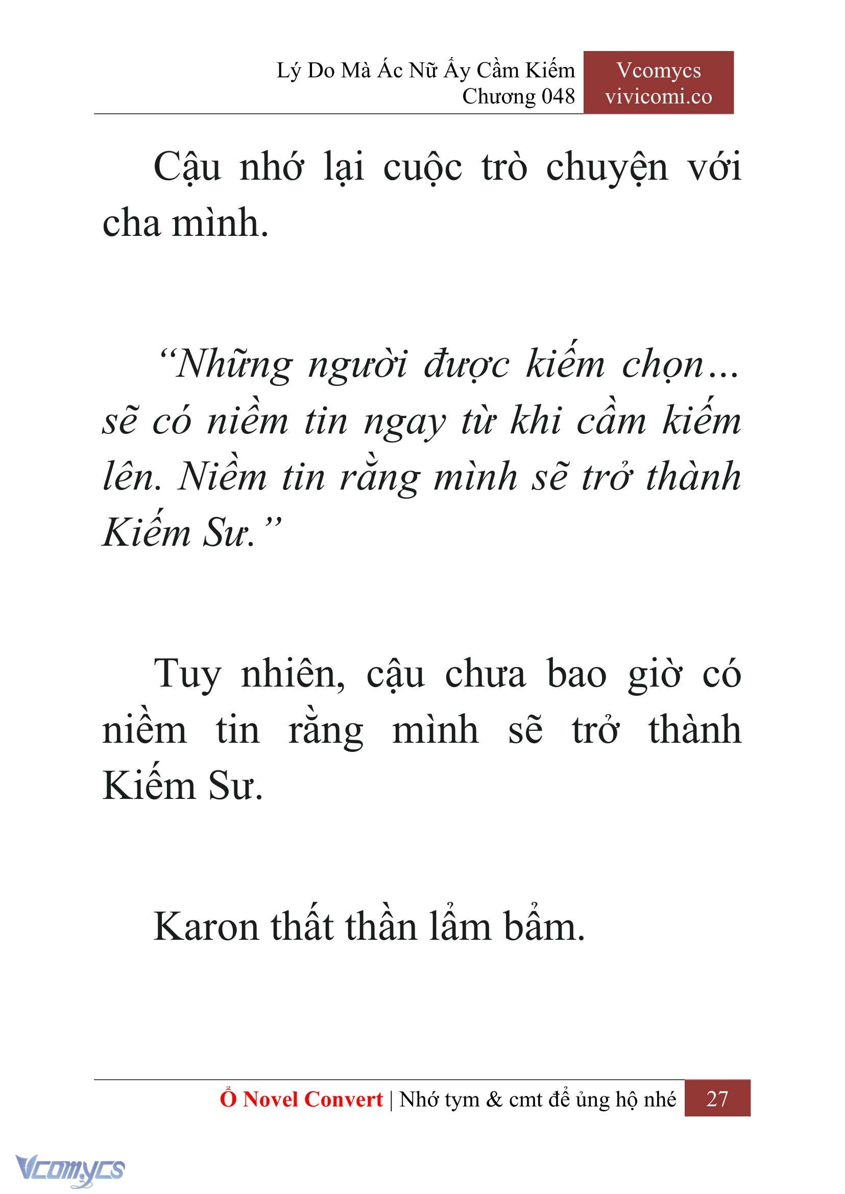 [Novel] Lý Do Mà Ác Nữ Ấy Cầm Kiếm Chapter 48 - Trang 30