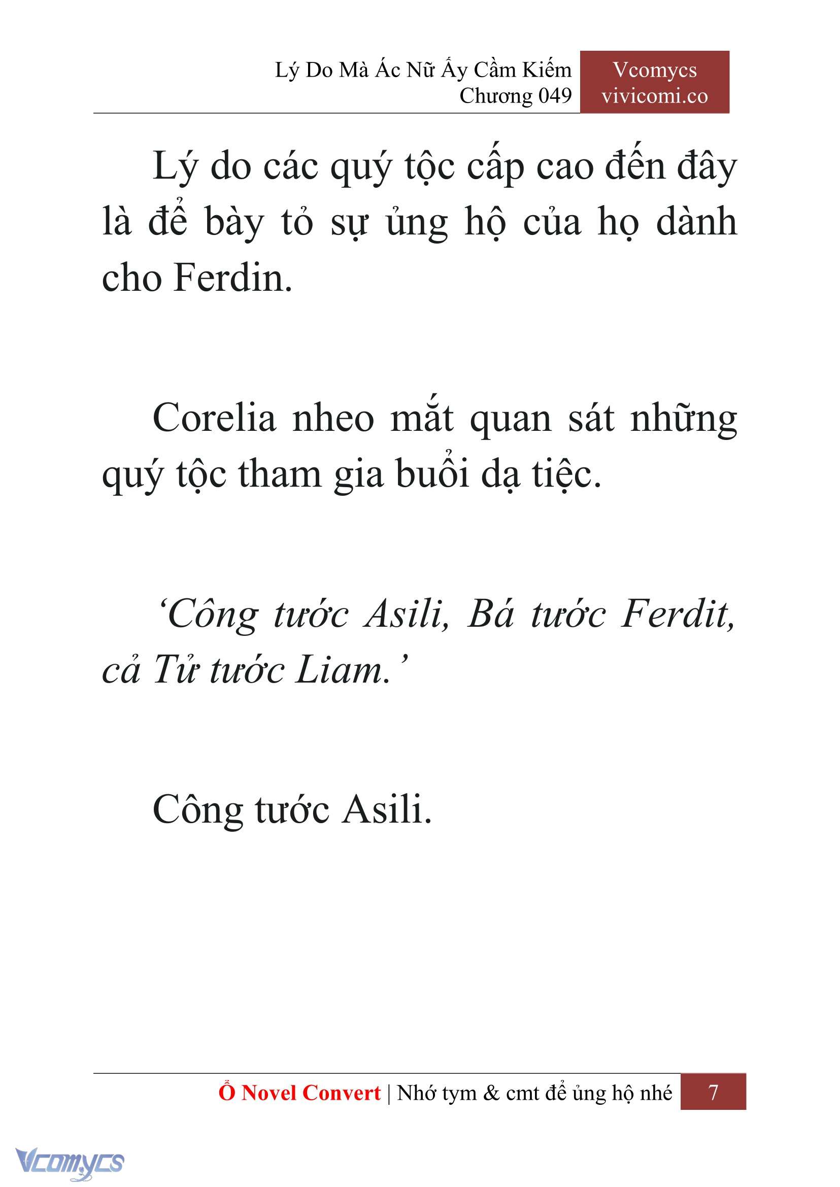 [Novel] Lý Do Mà Ác Nữ Ấy Cầm Kiếm Chapter 49 - Trang 10