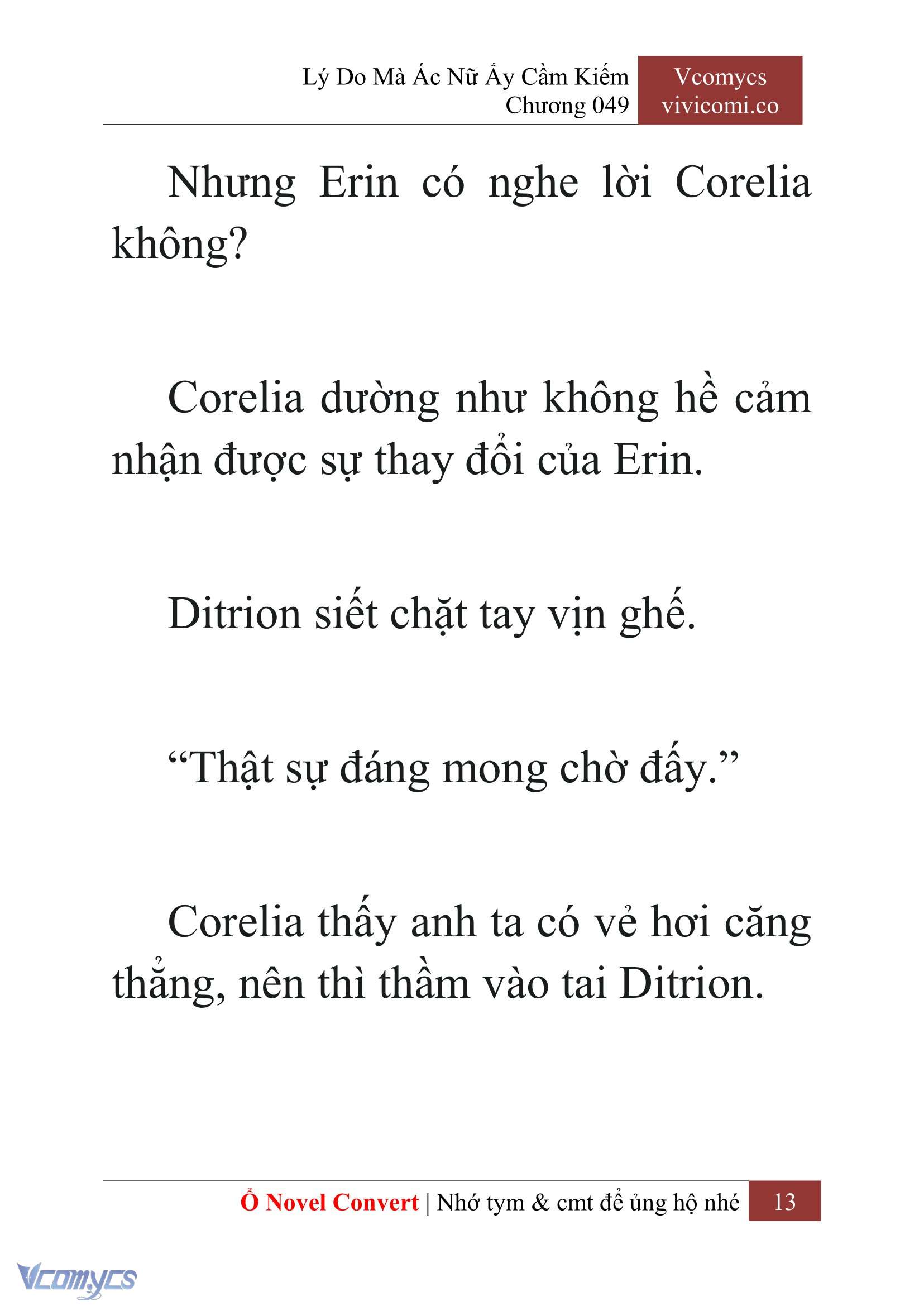 [Novel] Lý Do Mà Ác Nữ Ấy Cầm Kiếm Chapter 49 - Trang 16